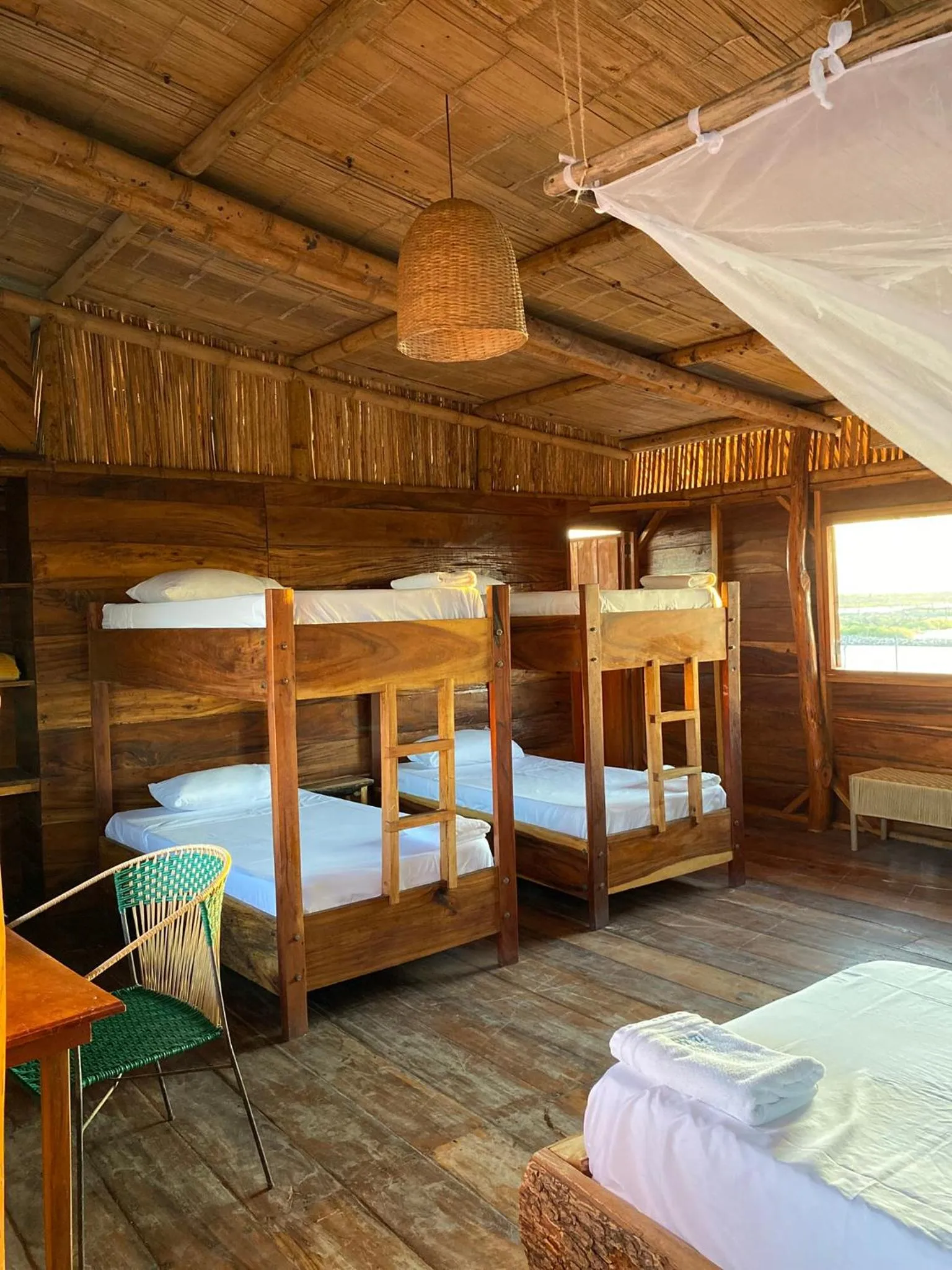 Bed in Palaa Mayapo Ecolodge