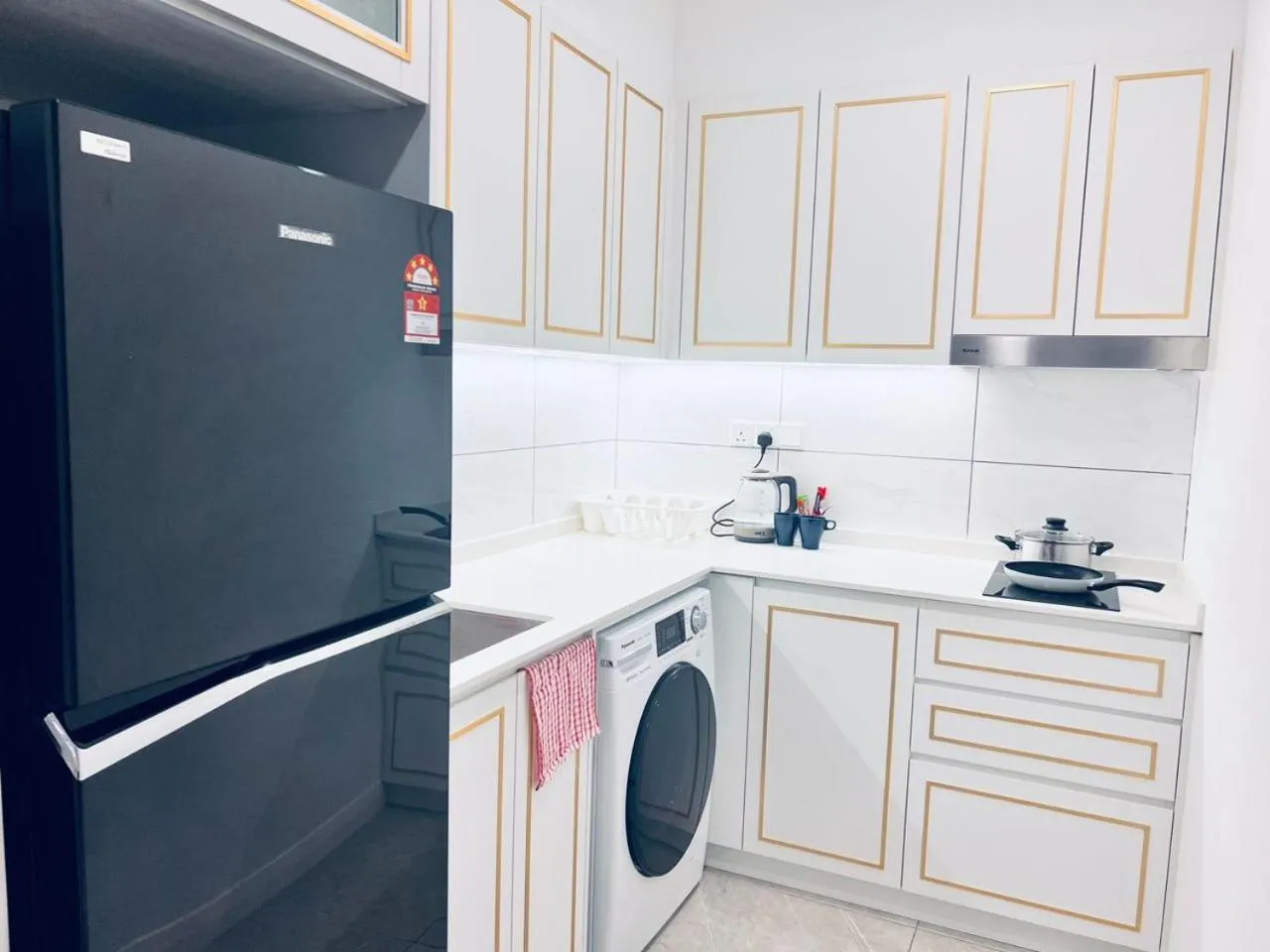 kitchen in Axon Serviced Suites Kuala Lumpur