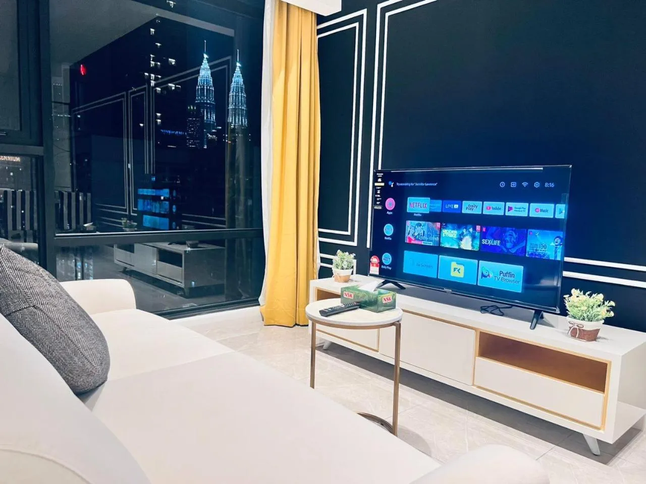 Living room in Axon Serviced Suites Kuala Lumpur