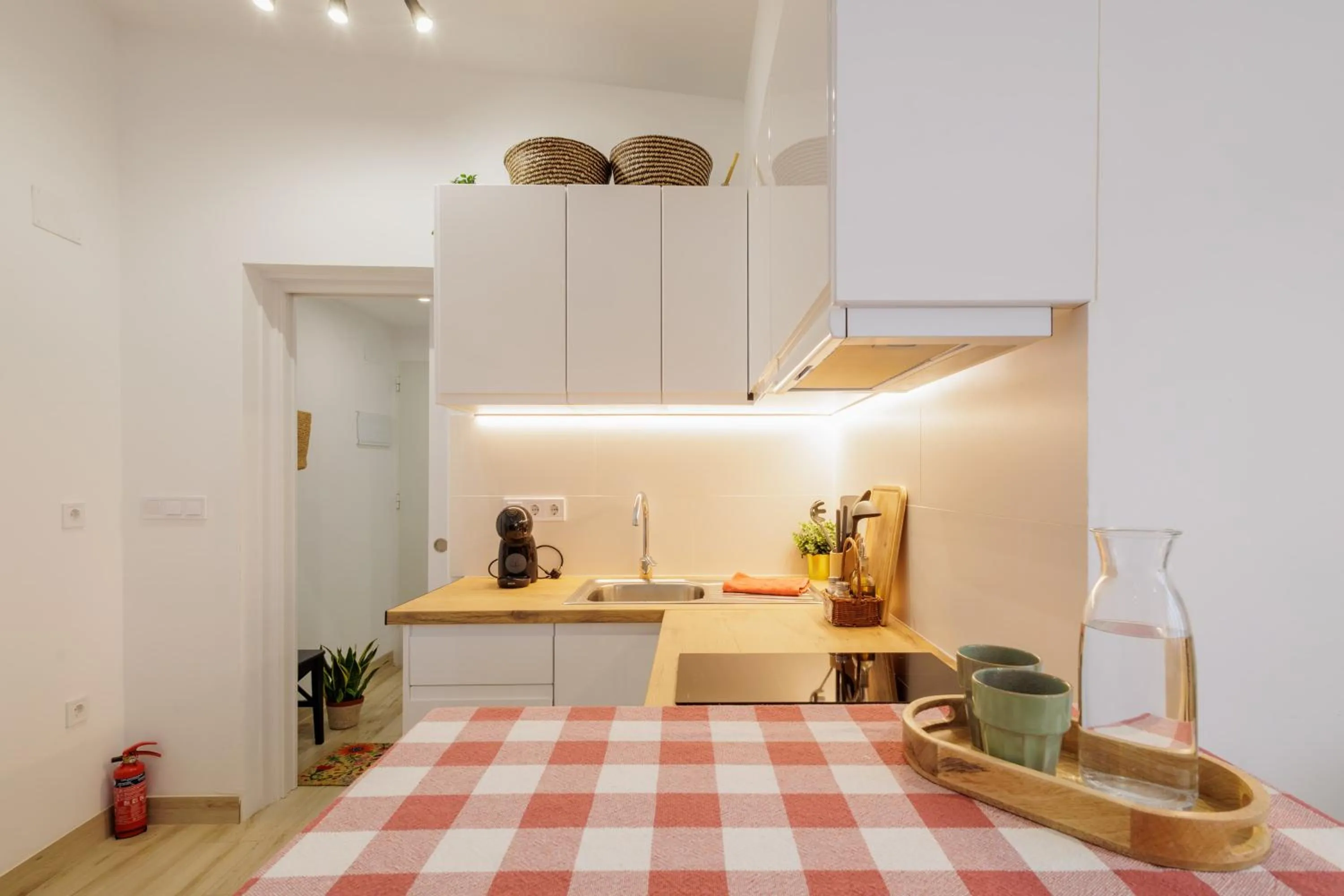 Kitchen or kitchenette in Apartament a Sant Celoni, Montseny, Barcelona