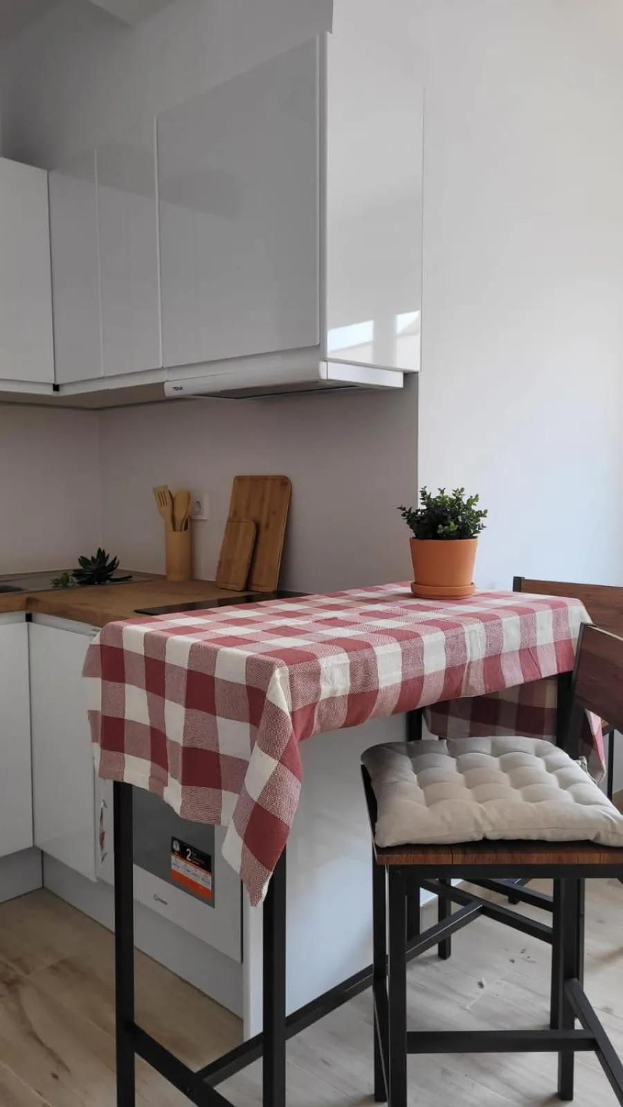 Kitchen or kitchenette in Apartament a Sant Celoni, Montseny, Barcelona