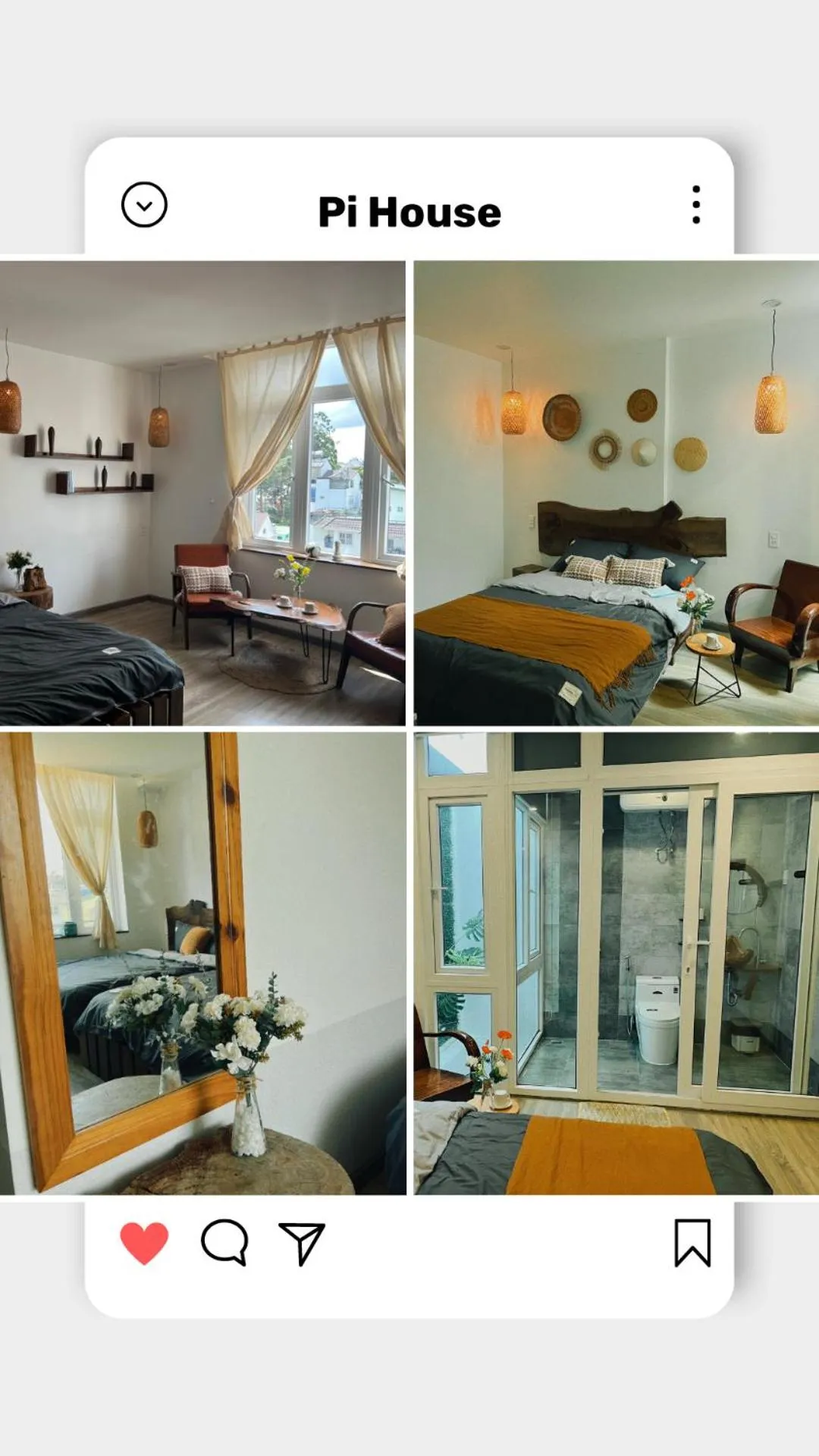 Bed in Pi House - Nhà ở Đà Lạt 2