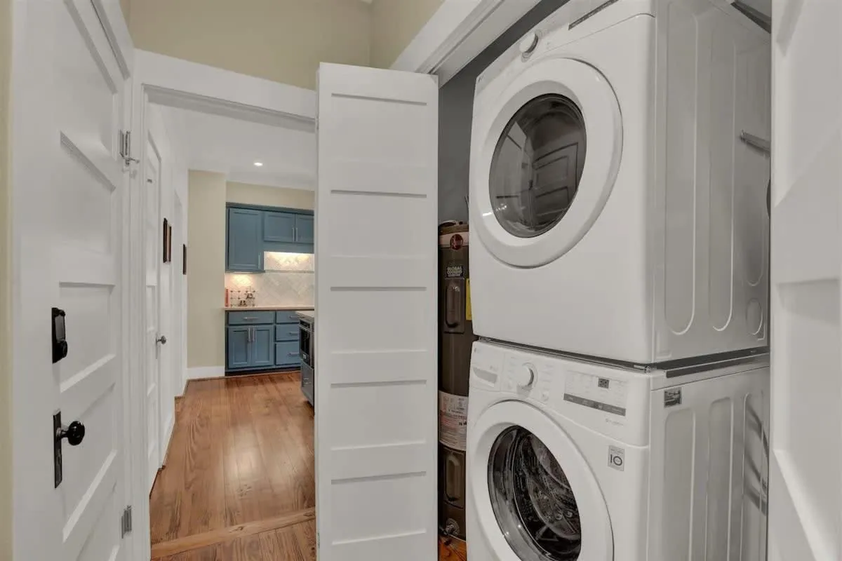 laundry in Charming Craftsman Home!-2 BLKS from Main St!