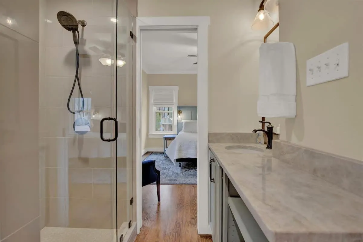 Bathroom in Charming Craftsman Home!-2 BLKS from Main St!