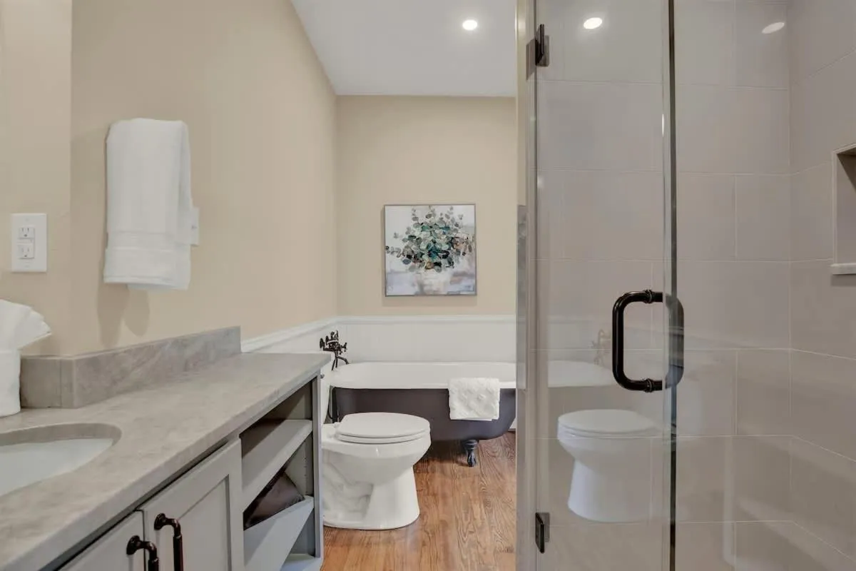 Bathroom in Charming Craftsman Home!-2 BLKS from Main St!