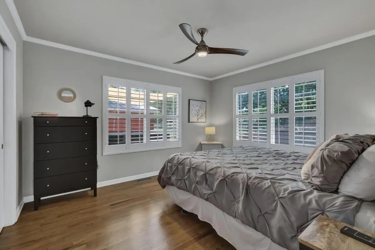 Bed in Luxury Mid Century Charmer Near Historic Main St