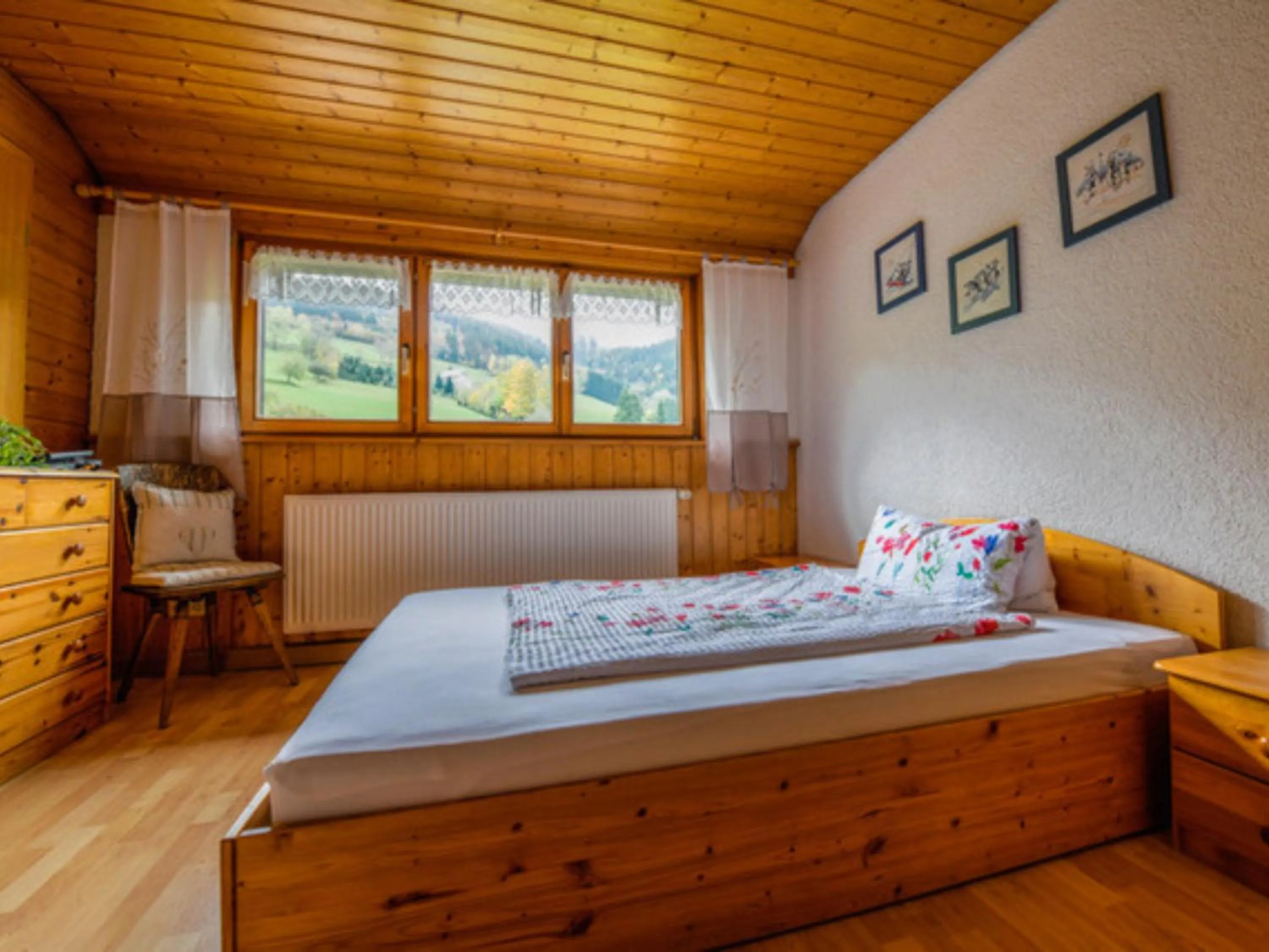 Bedroom, Bed in Ferienwohnungen Maierhof Oberried