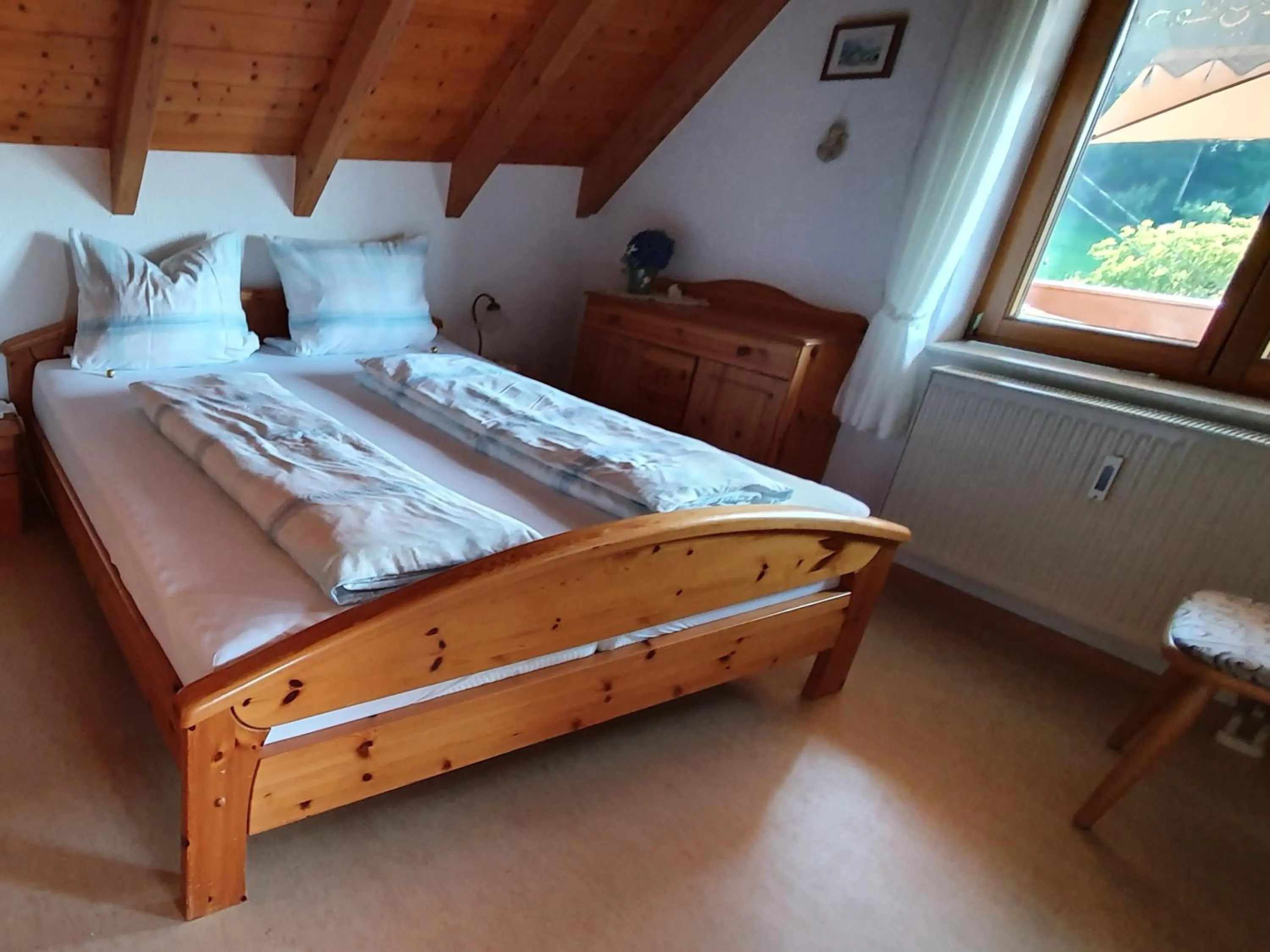 Bedroom, Bed in Ferienwohnungen Maierhof Oberried