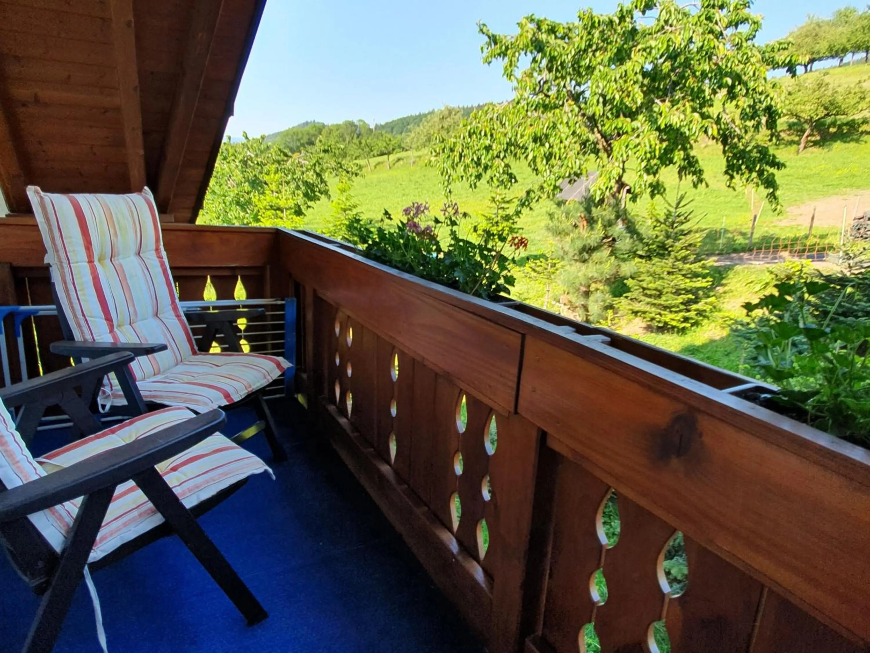 Balcony/Terrace in Ferienwohnungen Maierhof Oberried