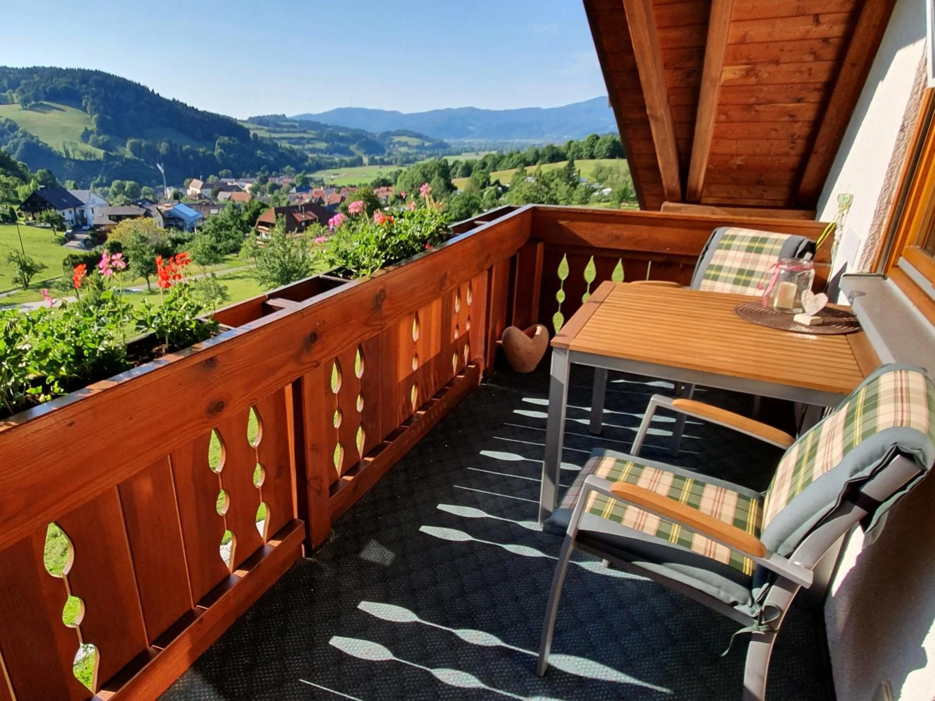 Balcony/Terrace in Ferienwohnungen Maierhof Oberried