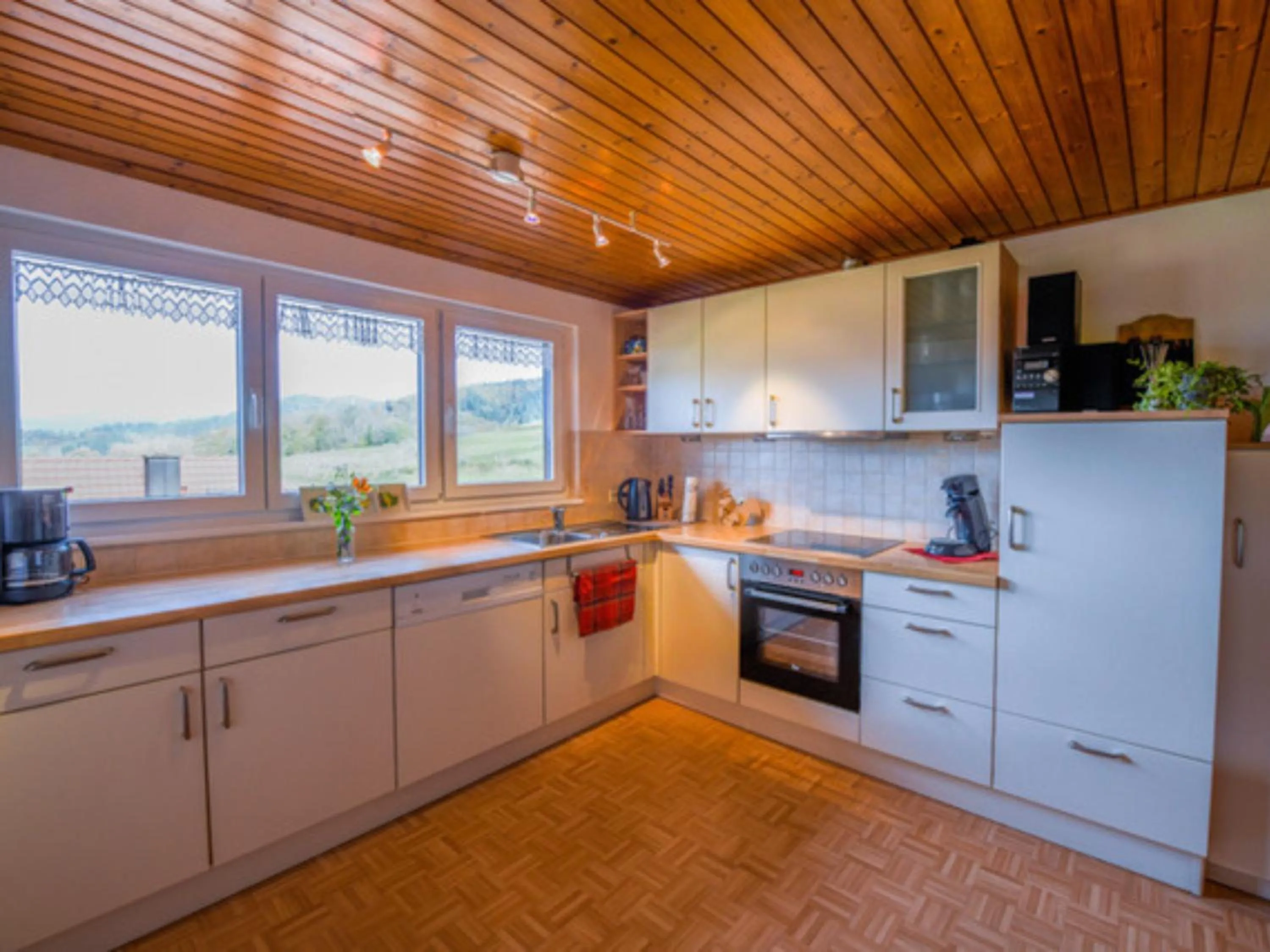 kitchen in Ferienwohnungen Maierhof Oberried