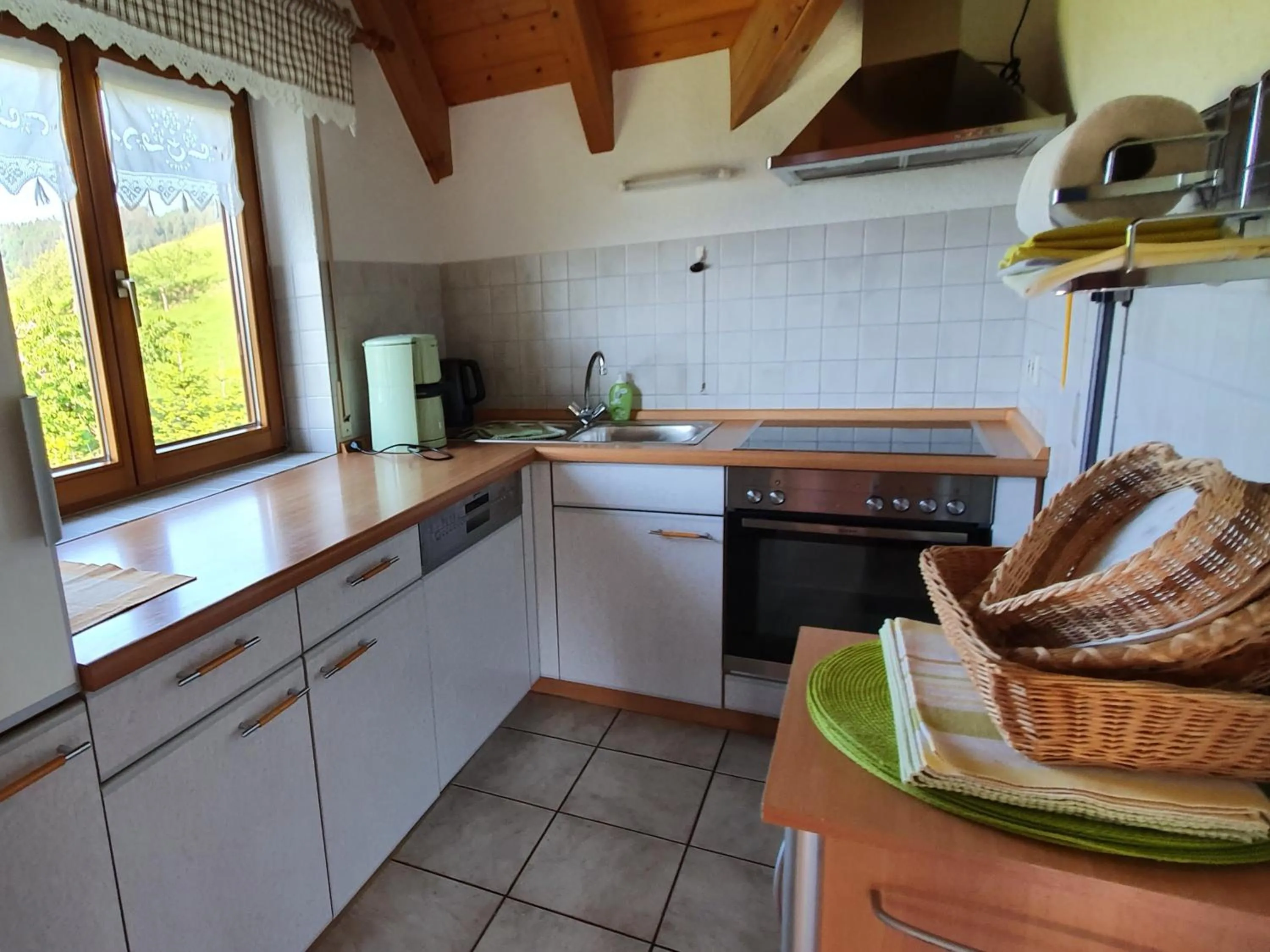 kitchen in Ferienwohnungen Maierhof Oberried