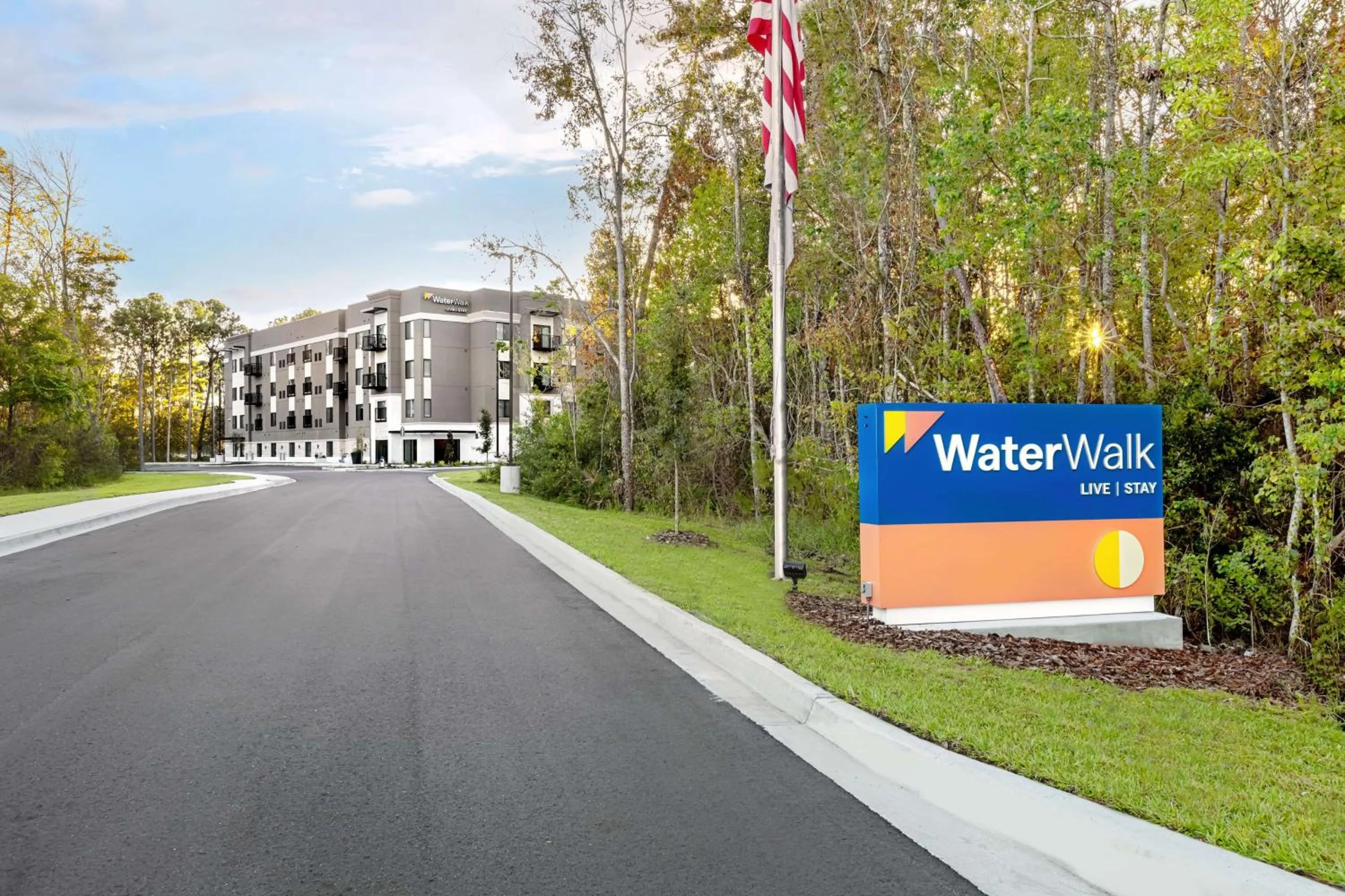 Property building in WaterWalk Extended Stay by Wyndham Jacksonville Deerwood Pk