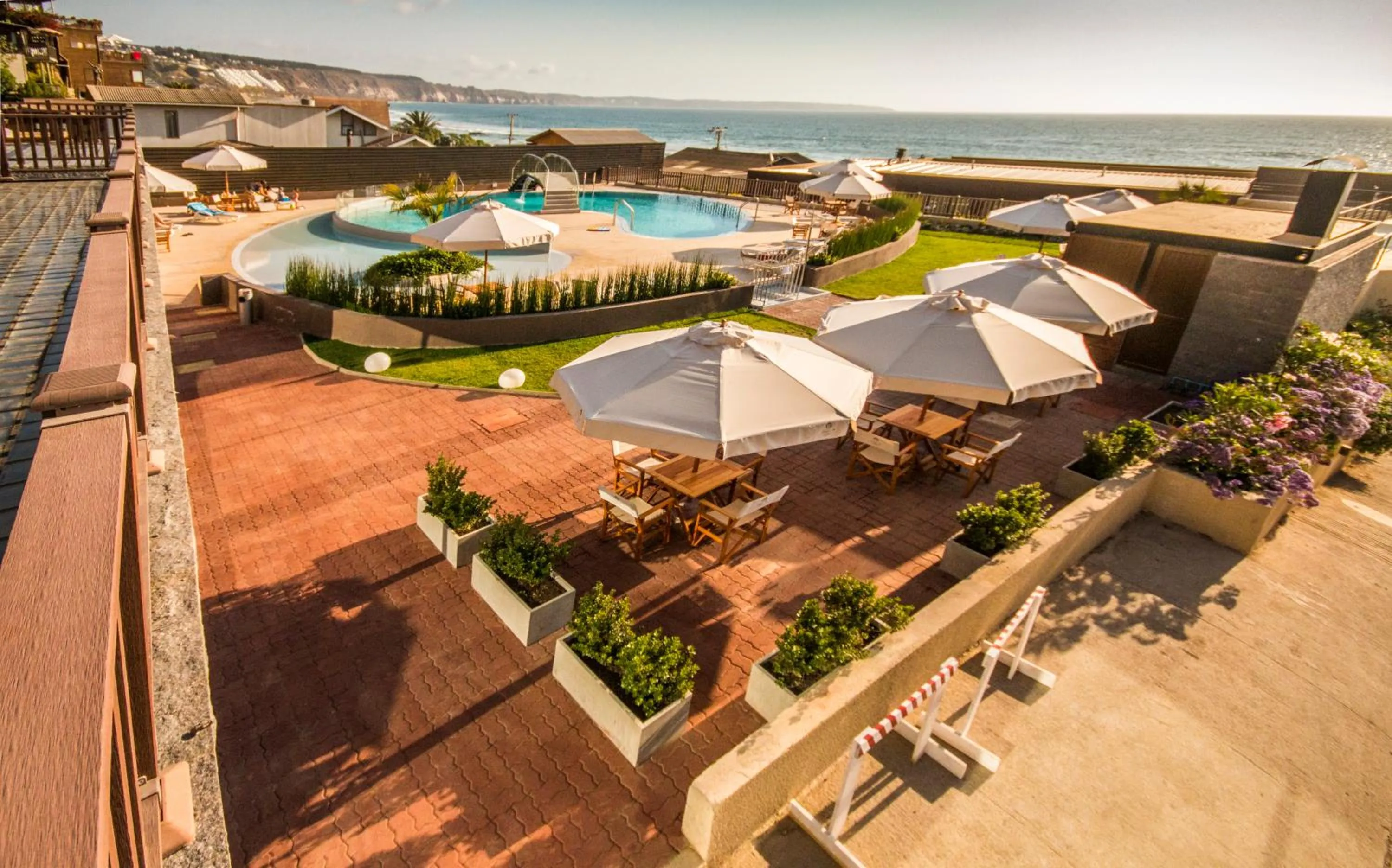 Bird's eye view in Hotel Mae