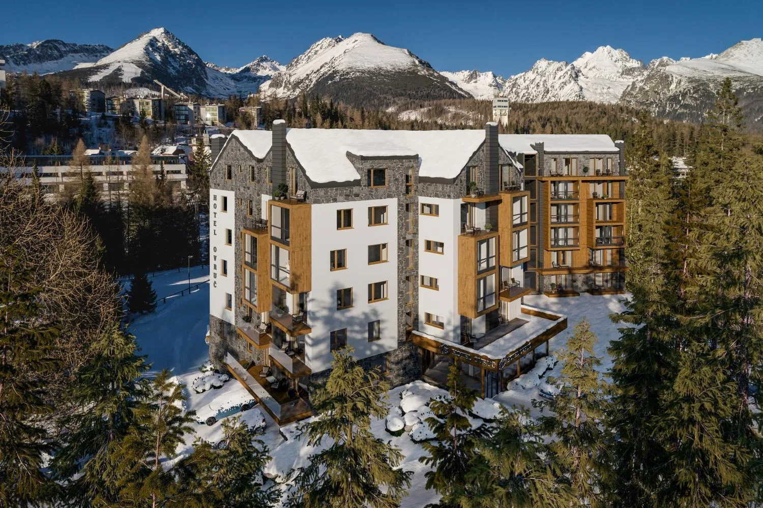 Property building in Apartman Mary Lou, Hotel Ovruc
