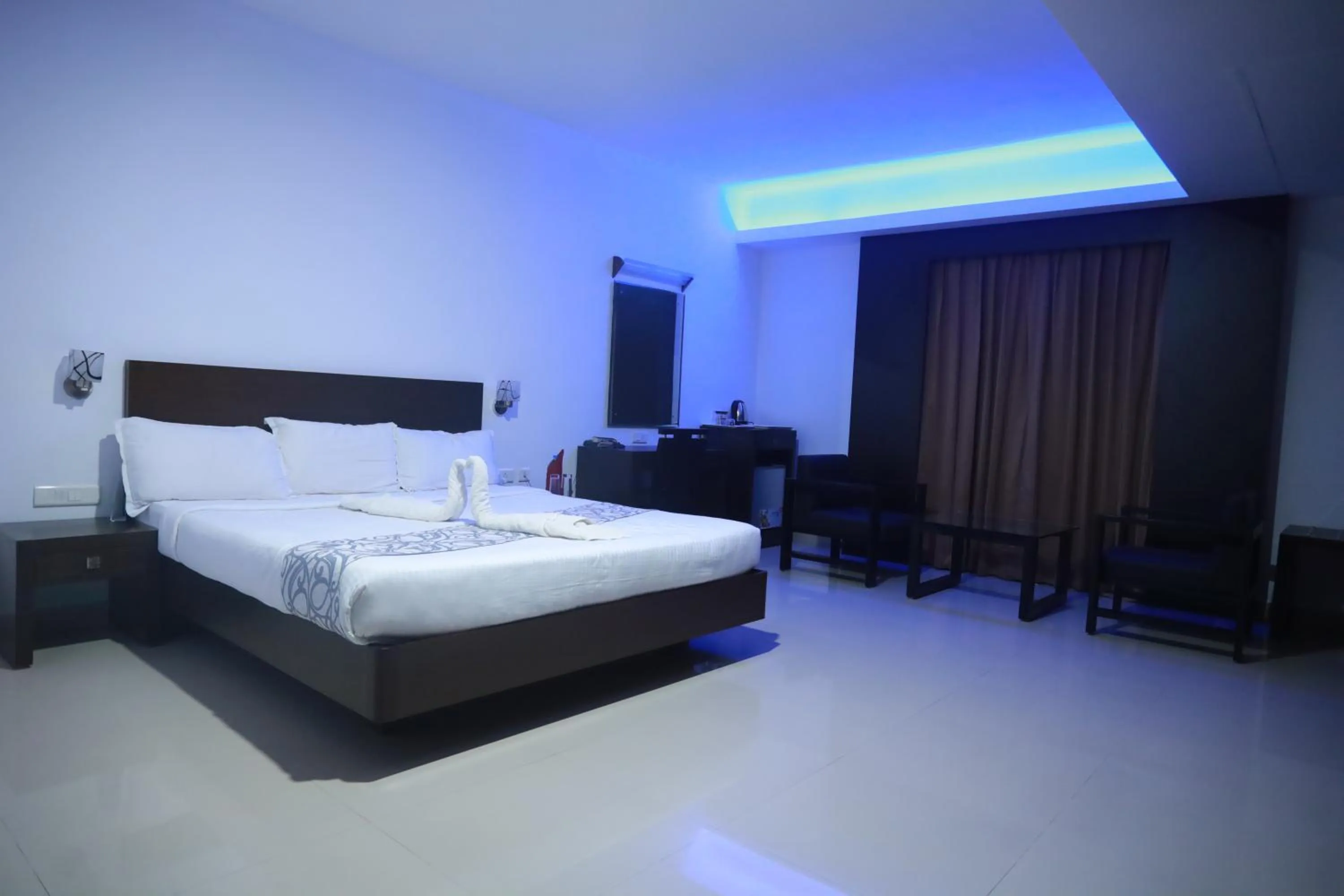 Bedroom, Bed in Hotel Finch