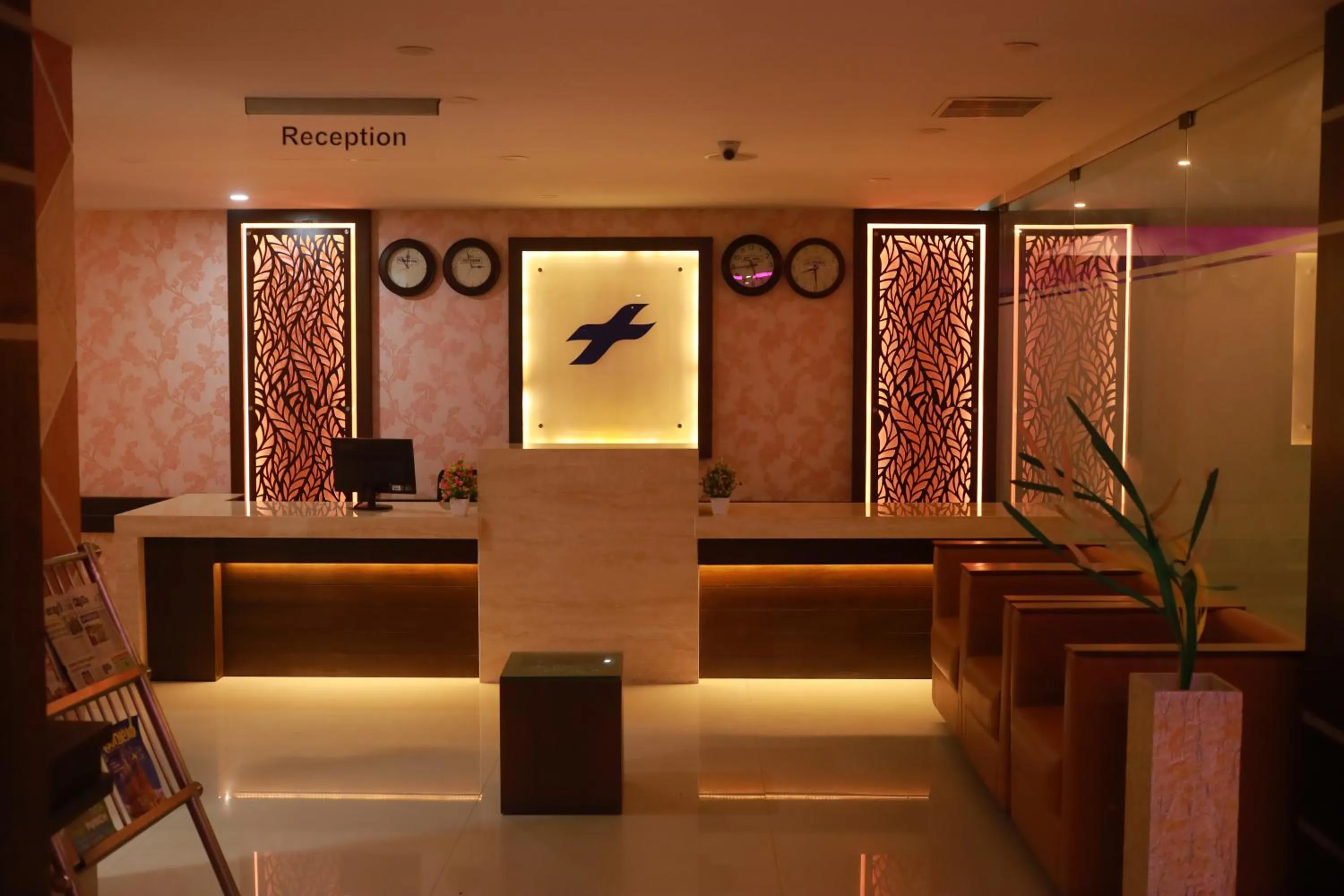 Seating area in Hotel Finch