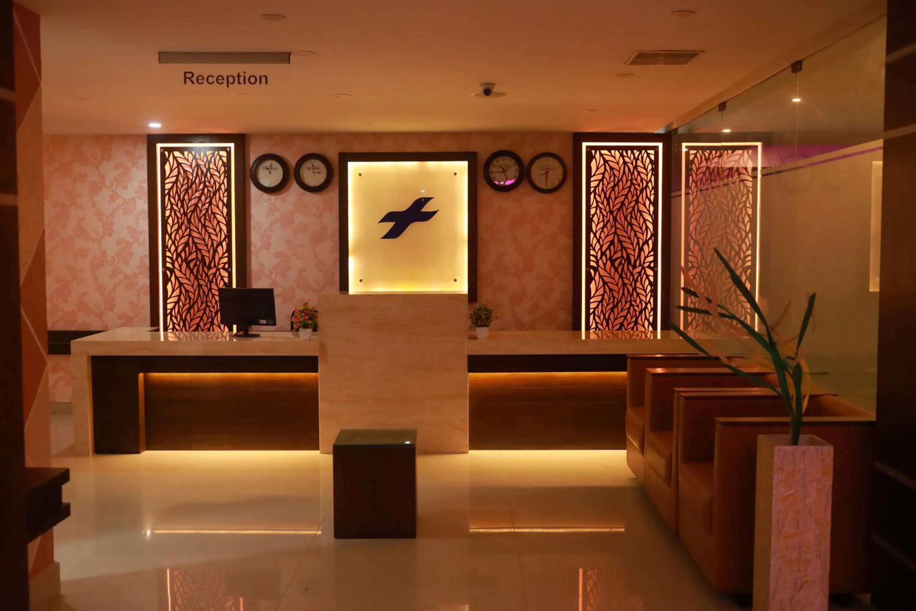 Seating area in Hotel Finch