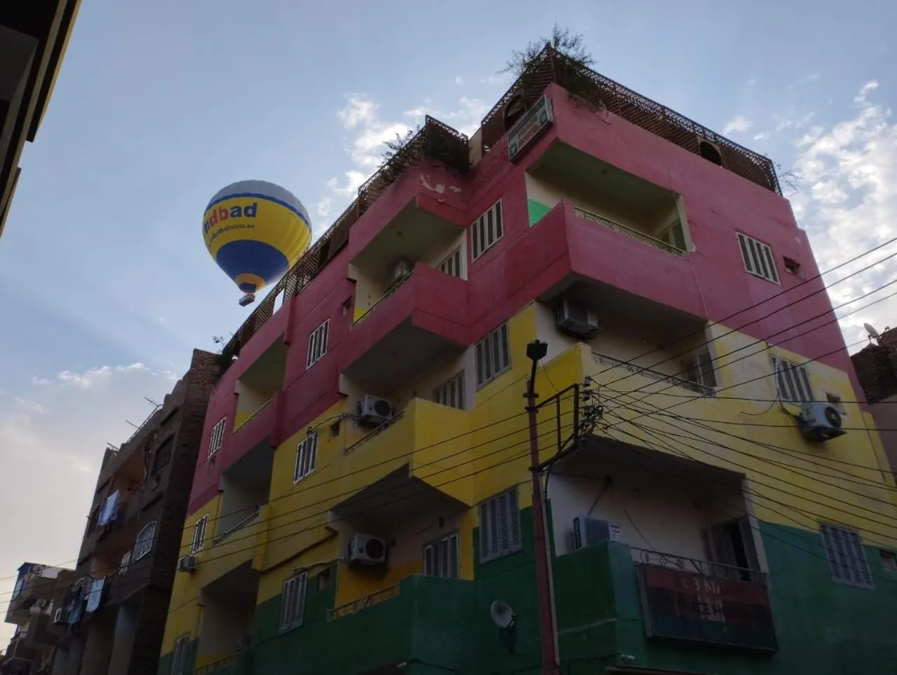 Property building in Bob Marley Peace hotel luxor