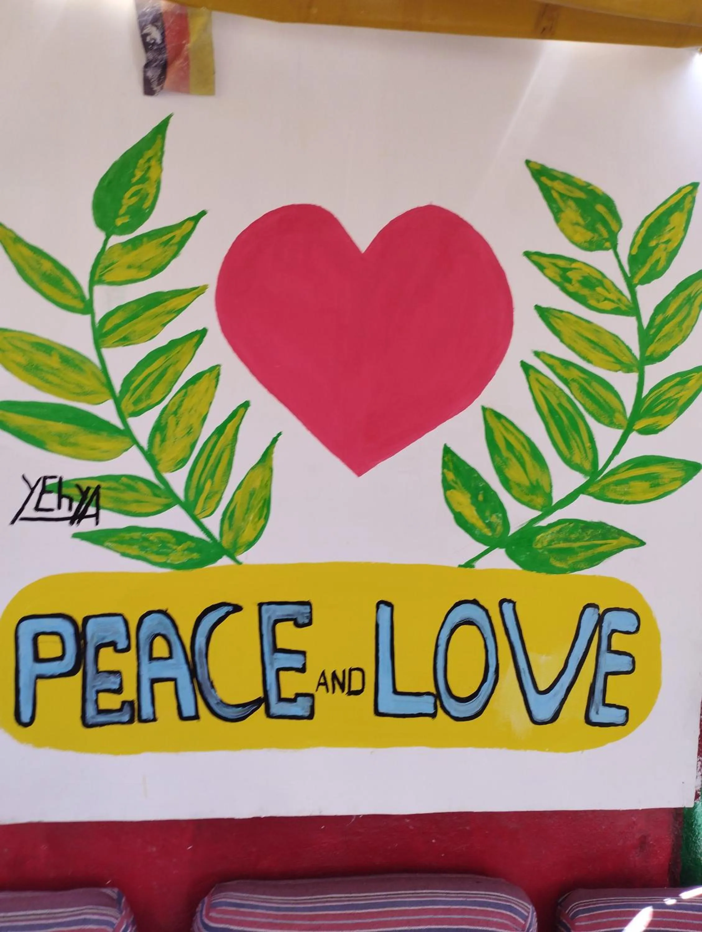 Property logo or sign in Bob Marley Peace hotel luxor