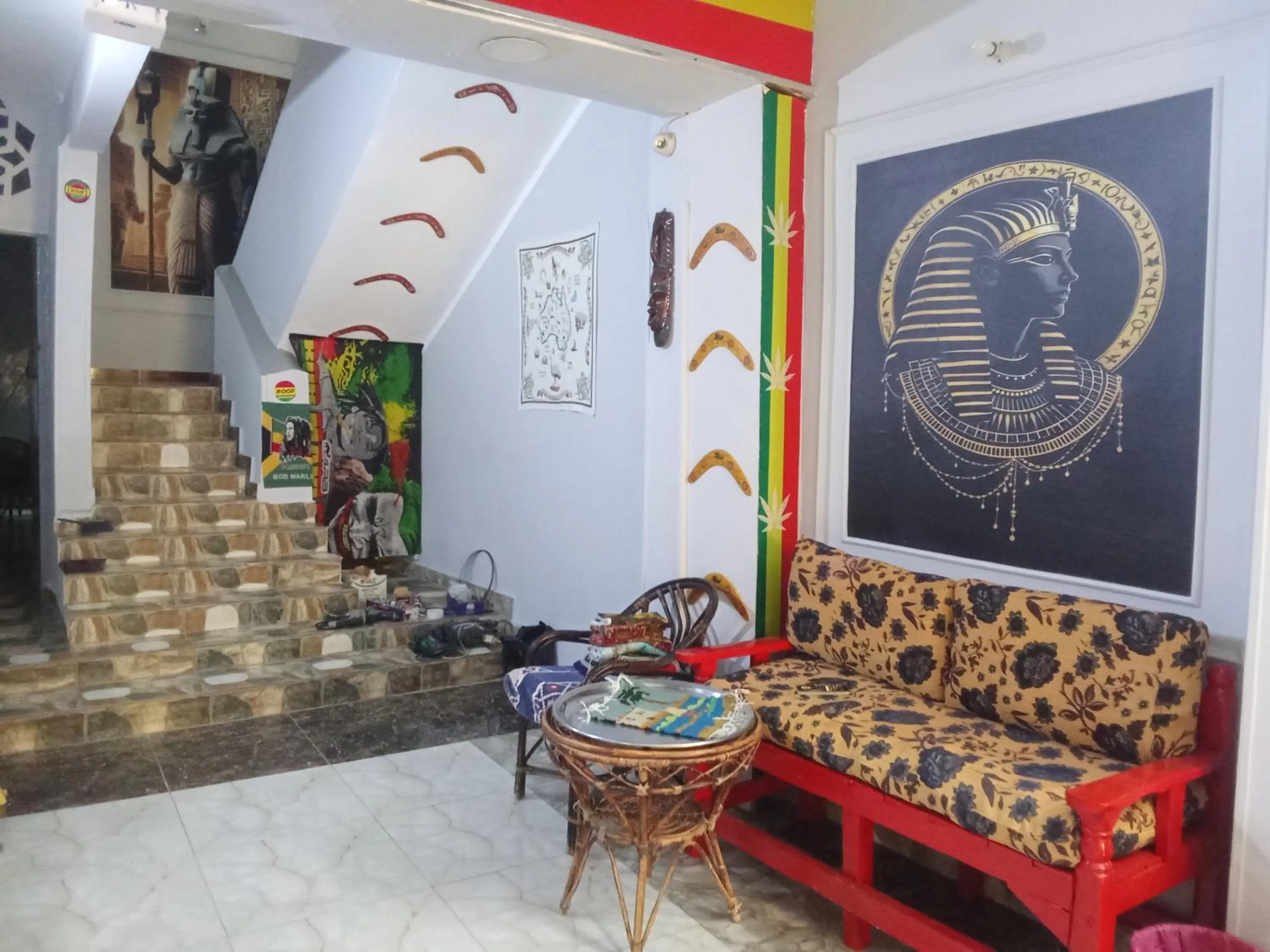 Property building in Bob Marley Peace hotel luxor