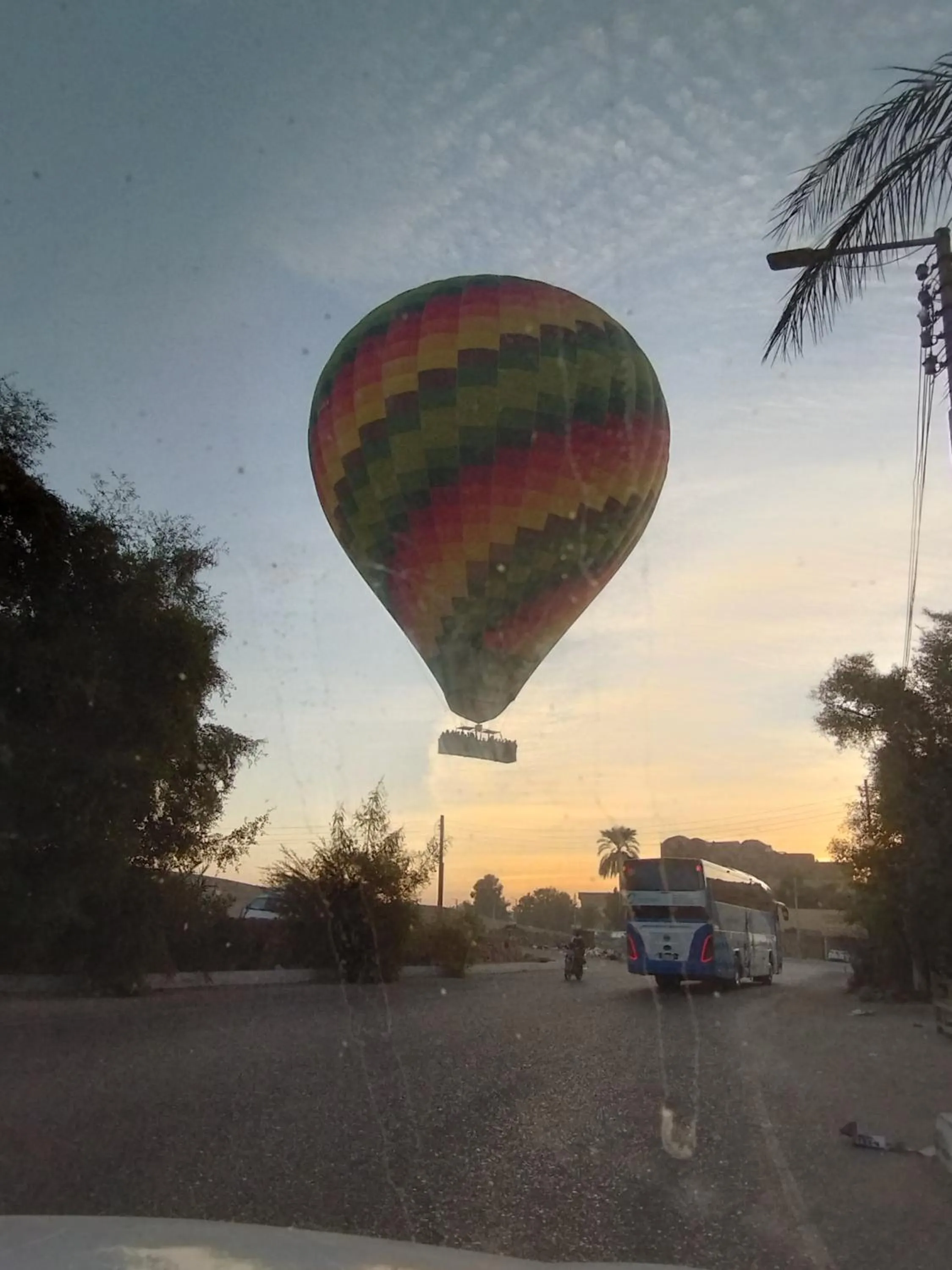 Sunrise in Bob Marley Peace hotel luxor