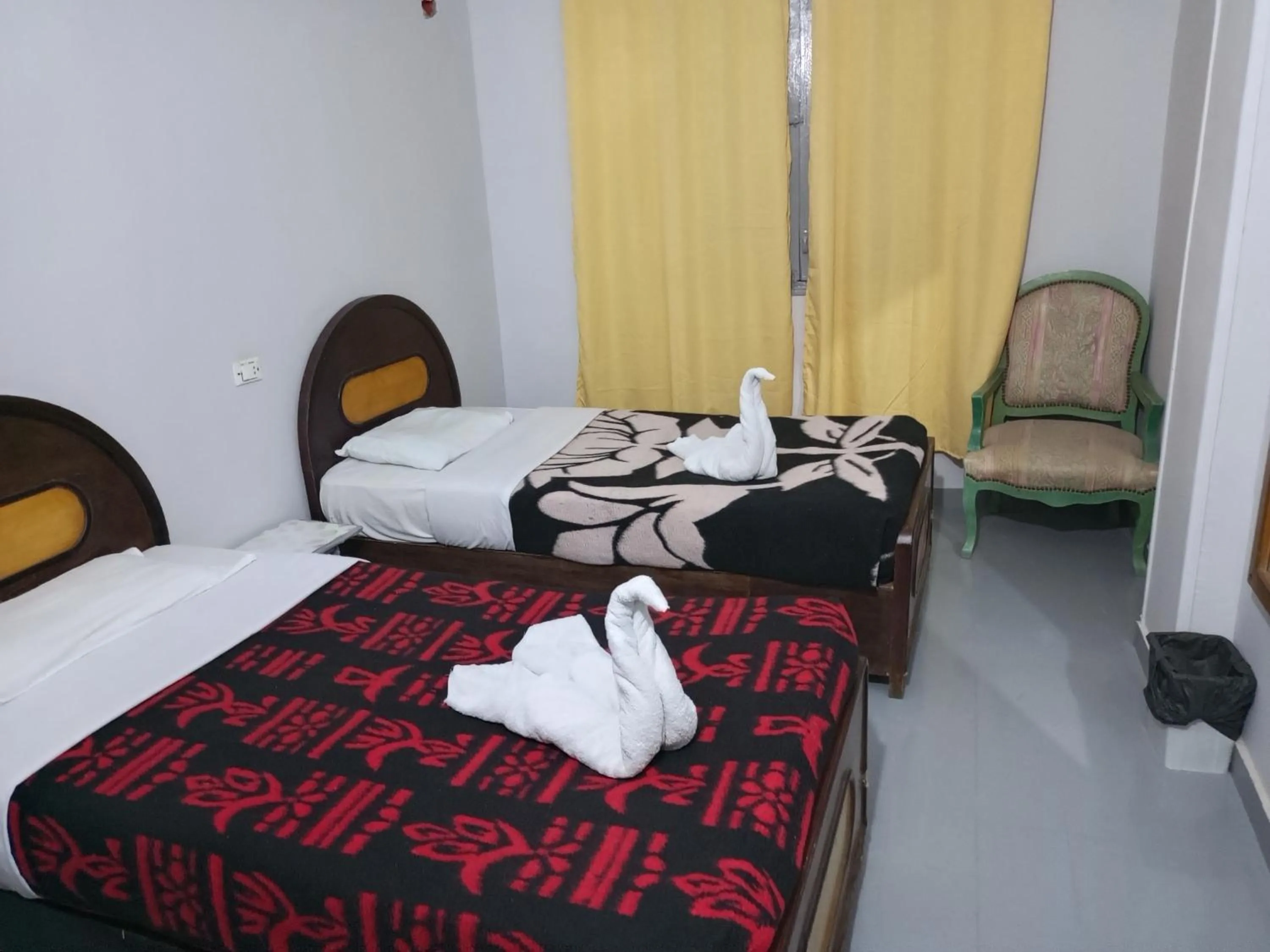 Bedroom, Bed in Bob Marley Peace hotel luxor