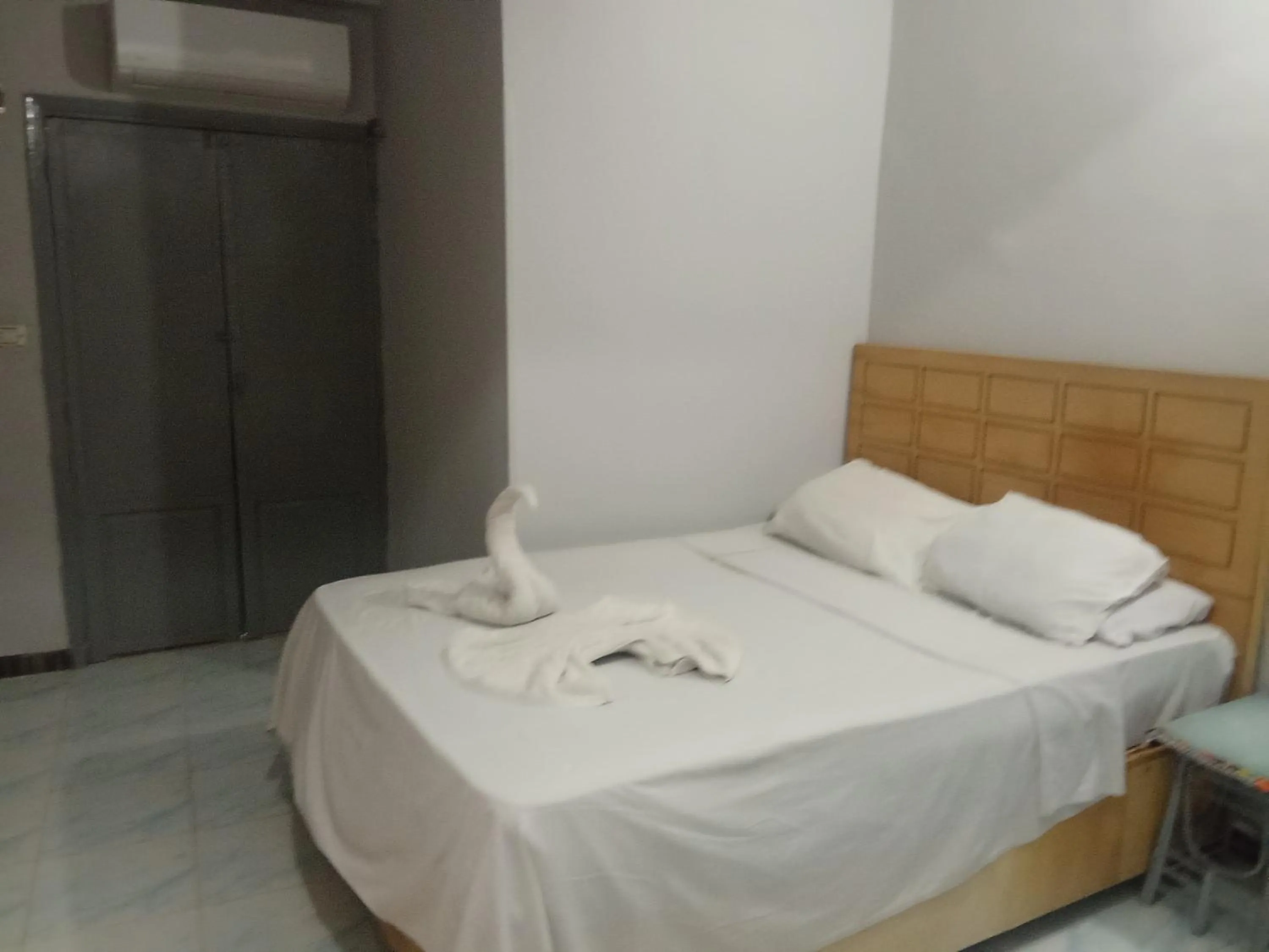 Bed in Bob Marley Peace hotel luxor