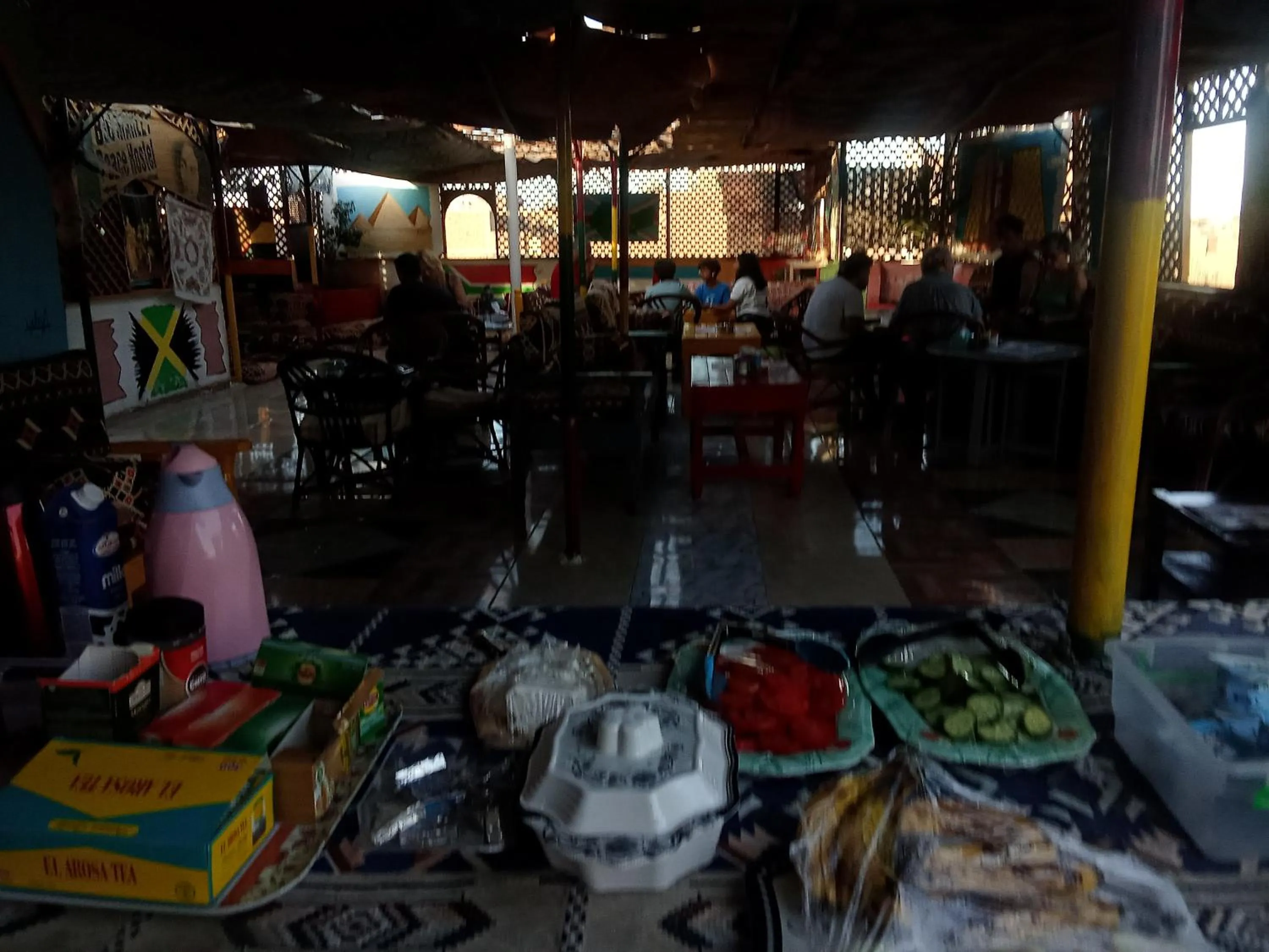 Restaurant/places to eat in Bob Marley Peace hotel luxor