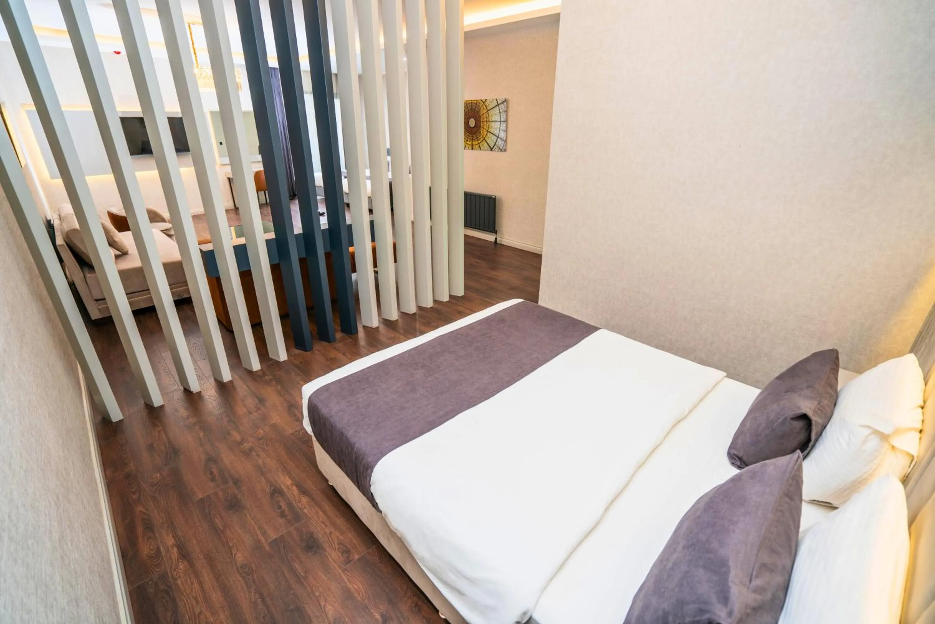 Bed in 216 Station Suite Gebze