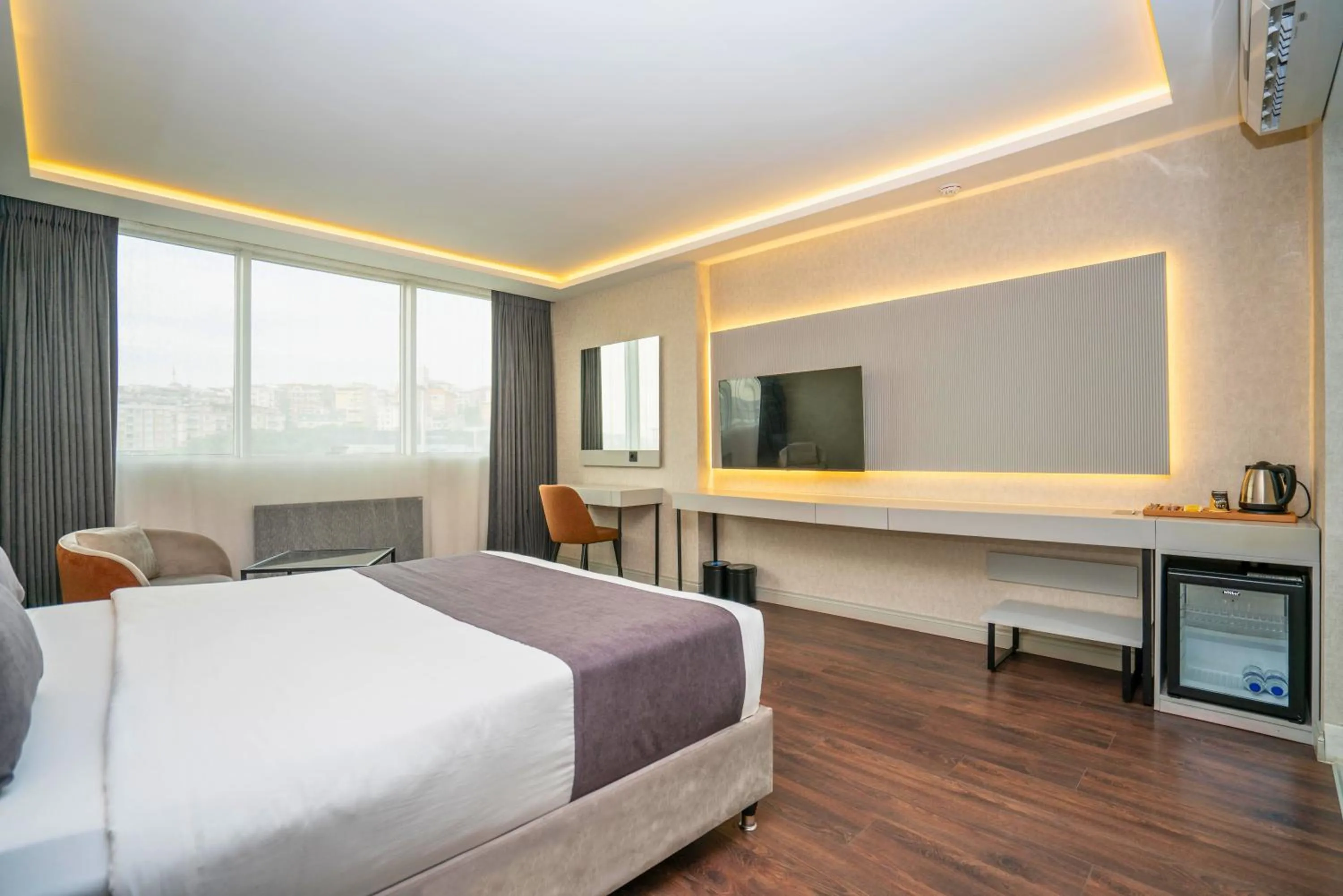 Bed in 216 Station Suite Gebze