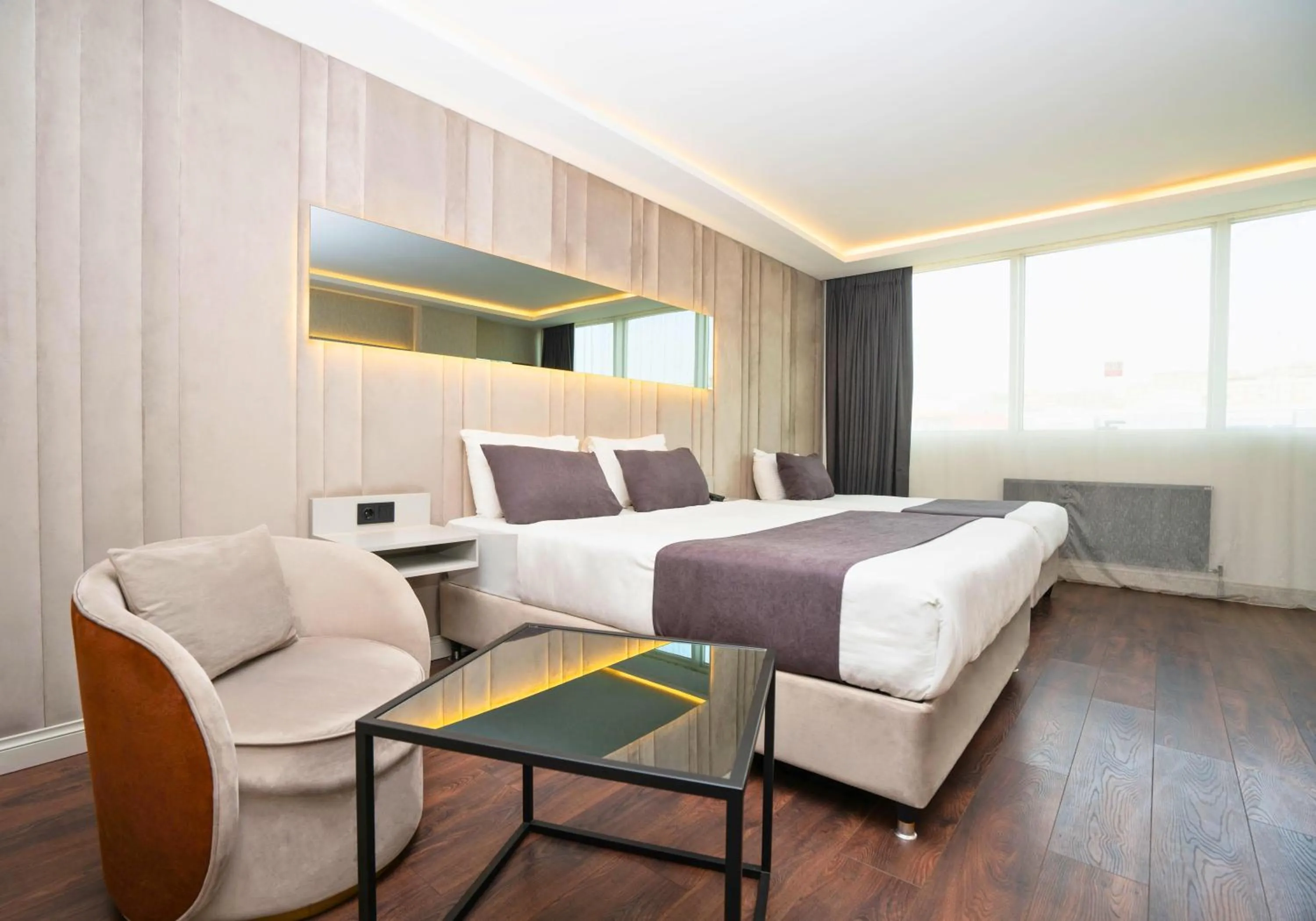 Bed in 216 Station Suite Gebze