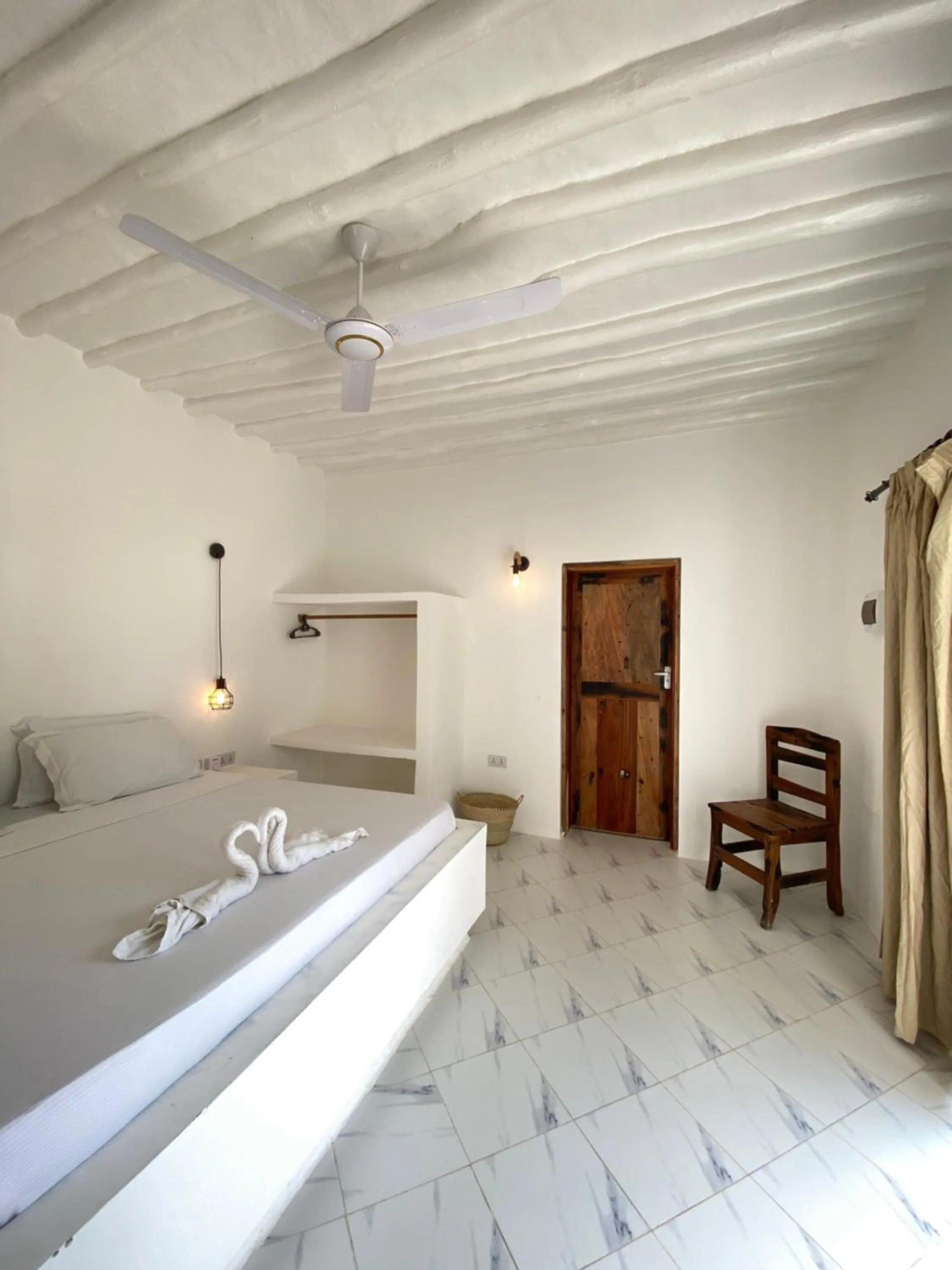 Bed in Cactus lodge Zanzibar