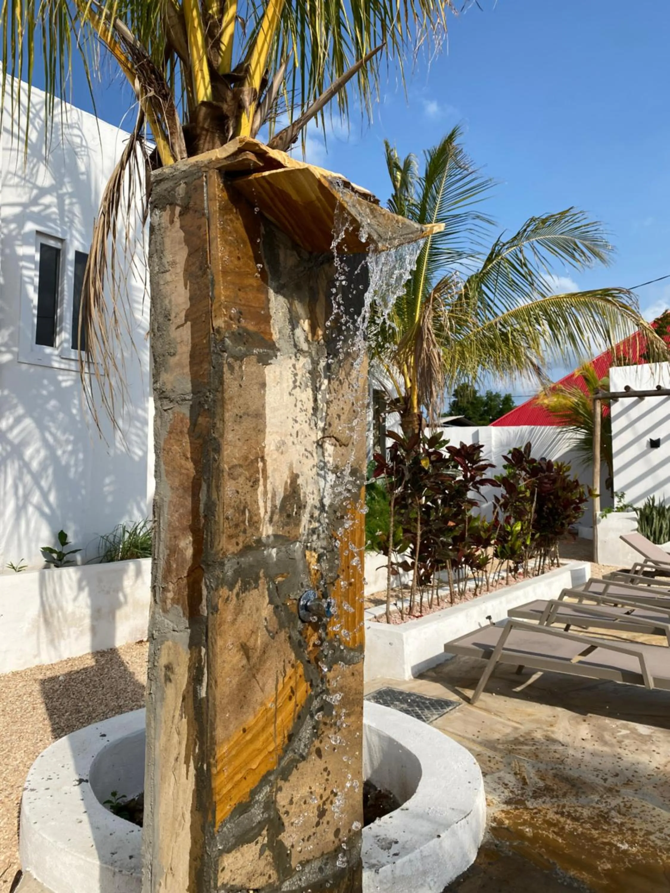 Patio in Cactus lodge Zanzibar