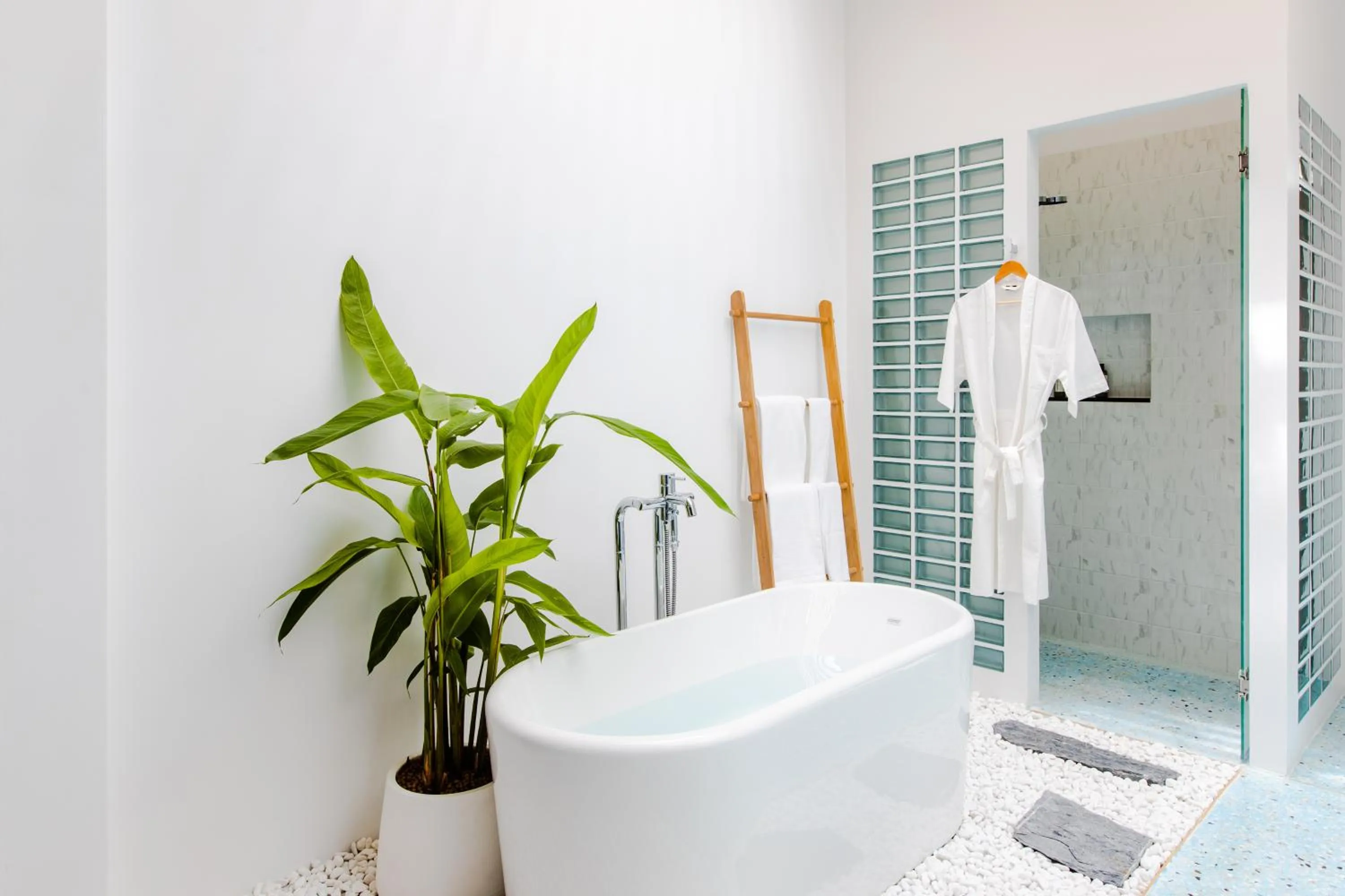 Shower in The Elements Boutique House