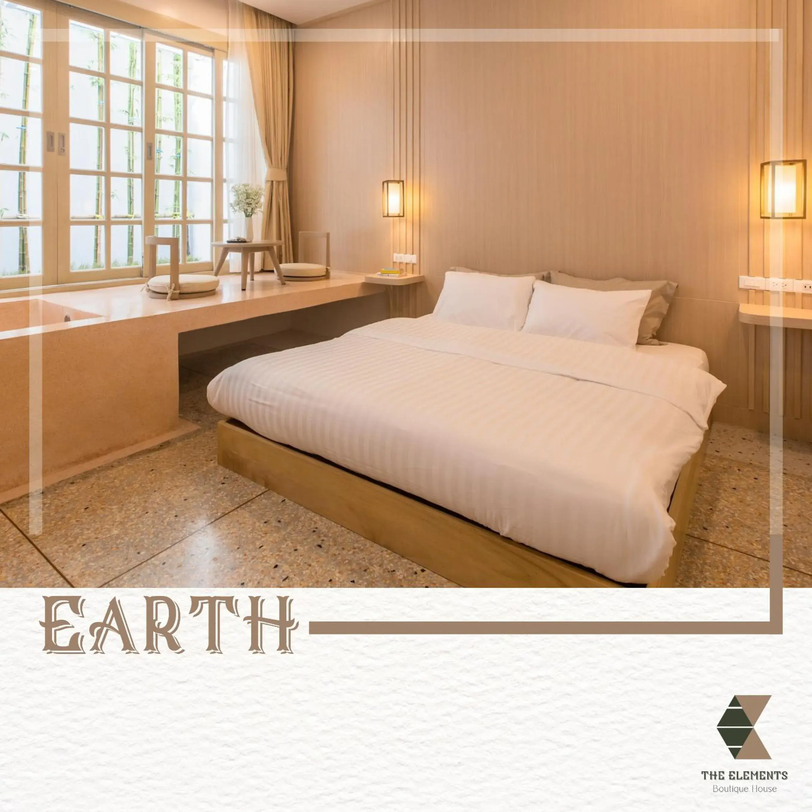 Deluxe King Room in The Elements Boutique House Deluxe King Room in The Elements Boutique House