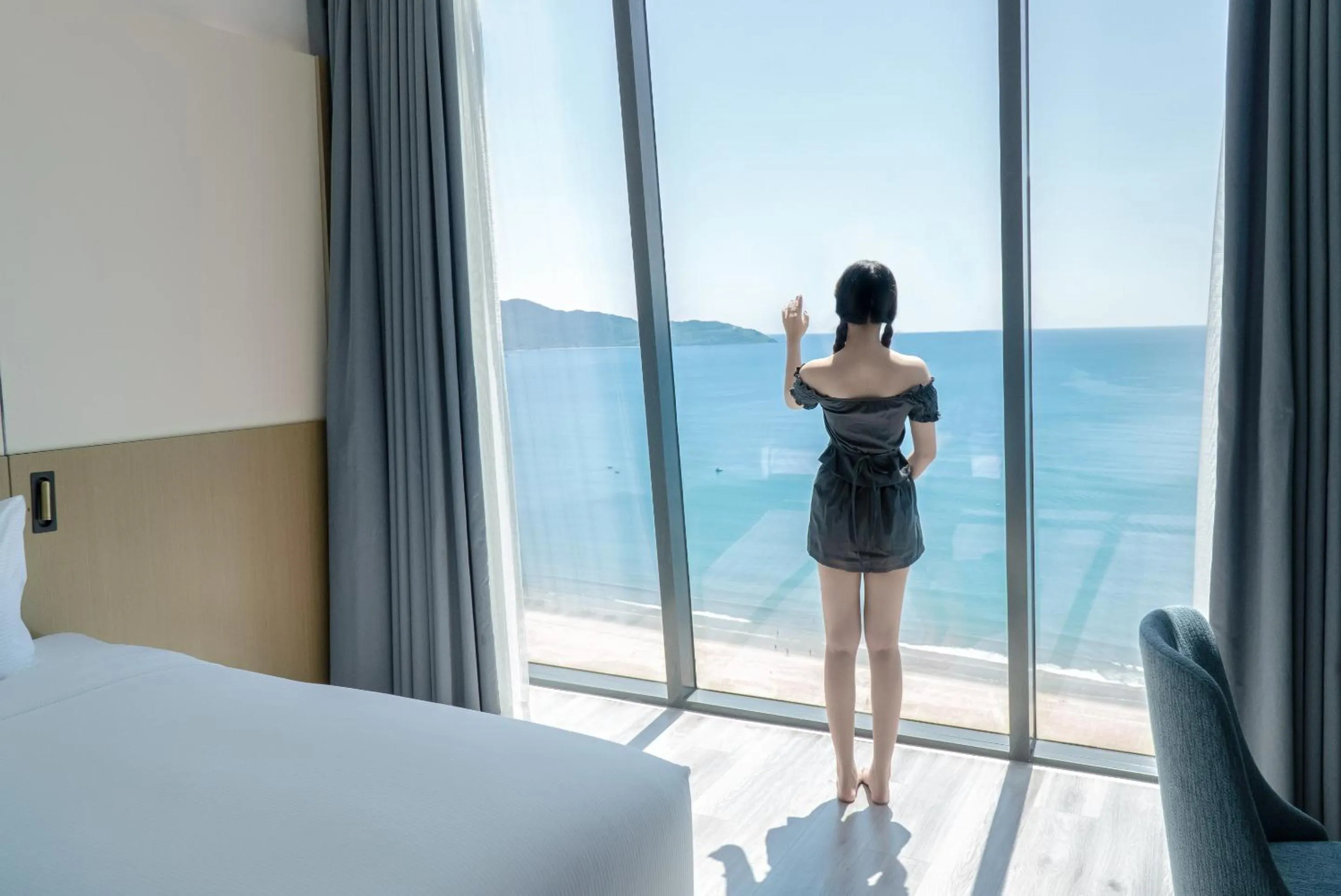 Bedroom in Awaken Da Nang Hotel