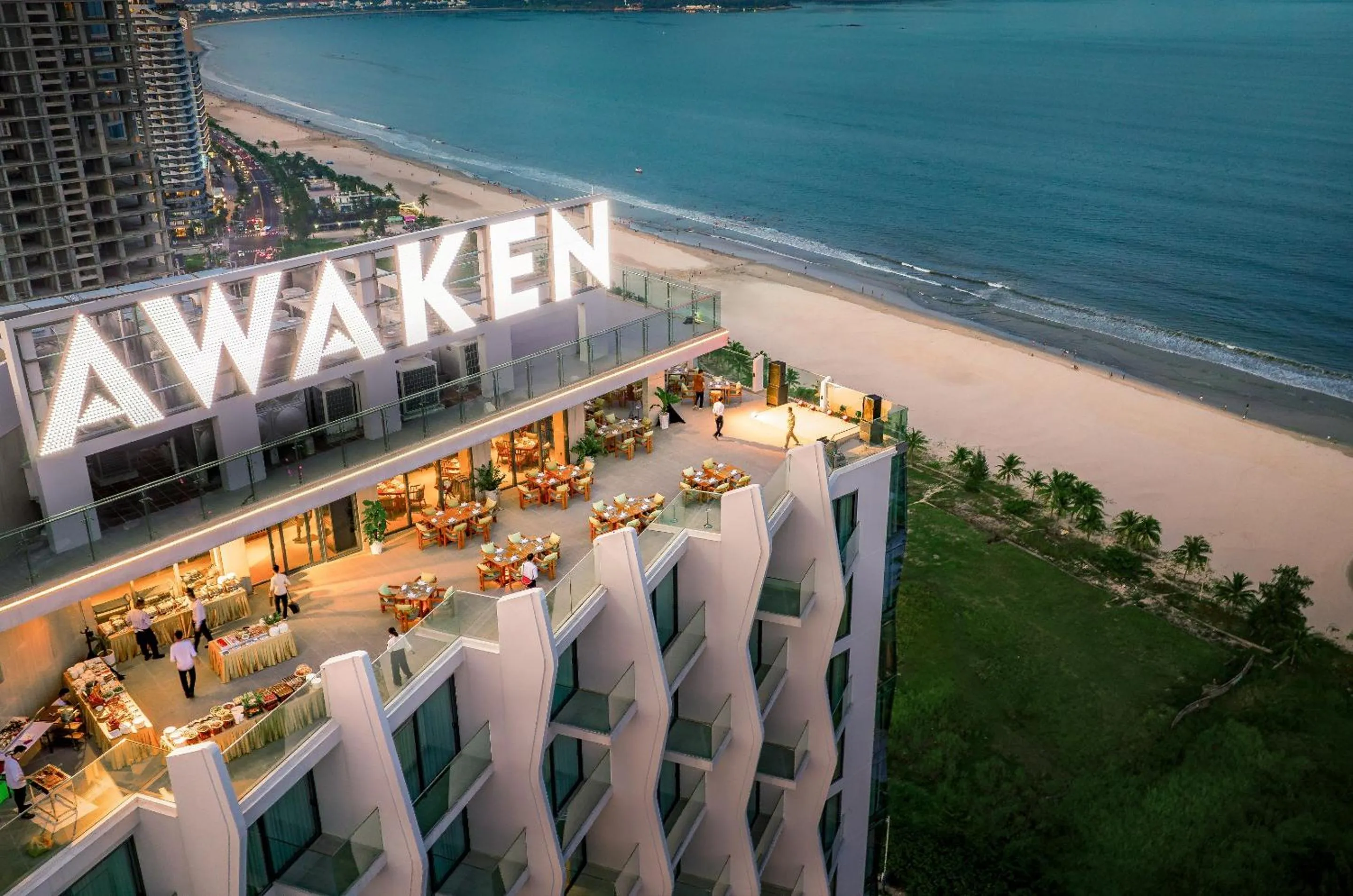 Property building in Awaken Da Nang Hotel