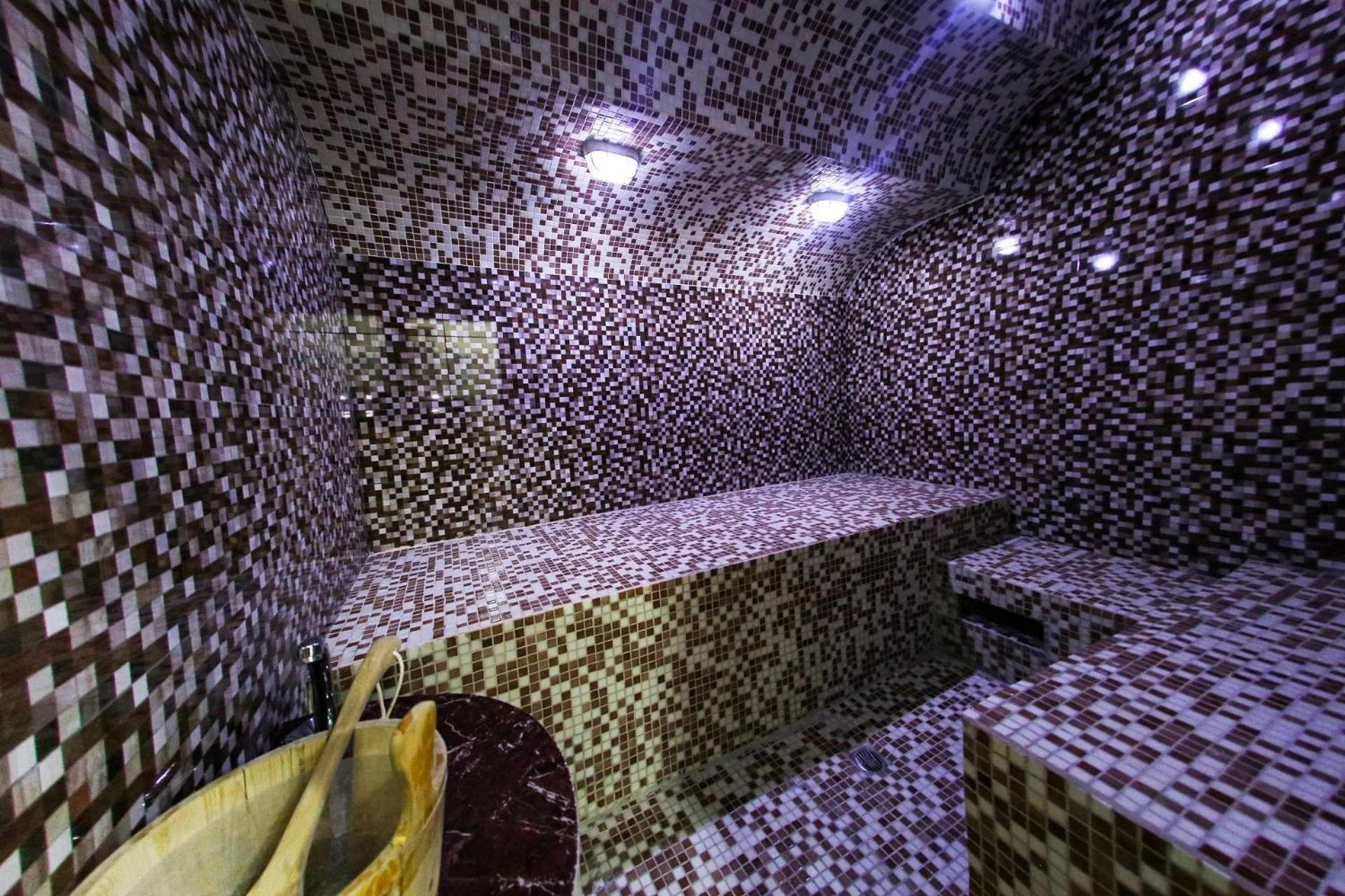 Sauna in Cron Palace kosher Tbilisi Hotel