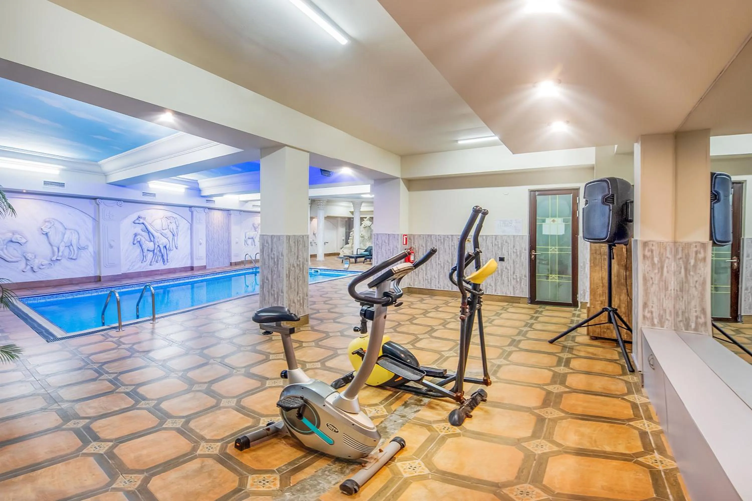 Swimming pool in Cron Palace kosher Tbilisi Hotel