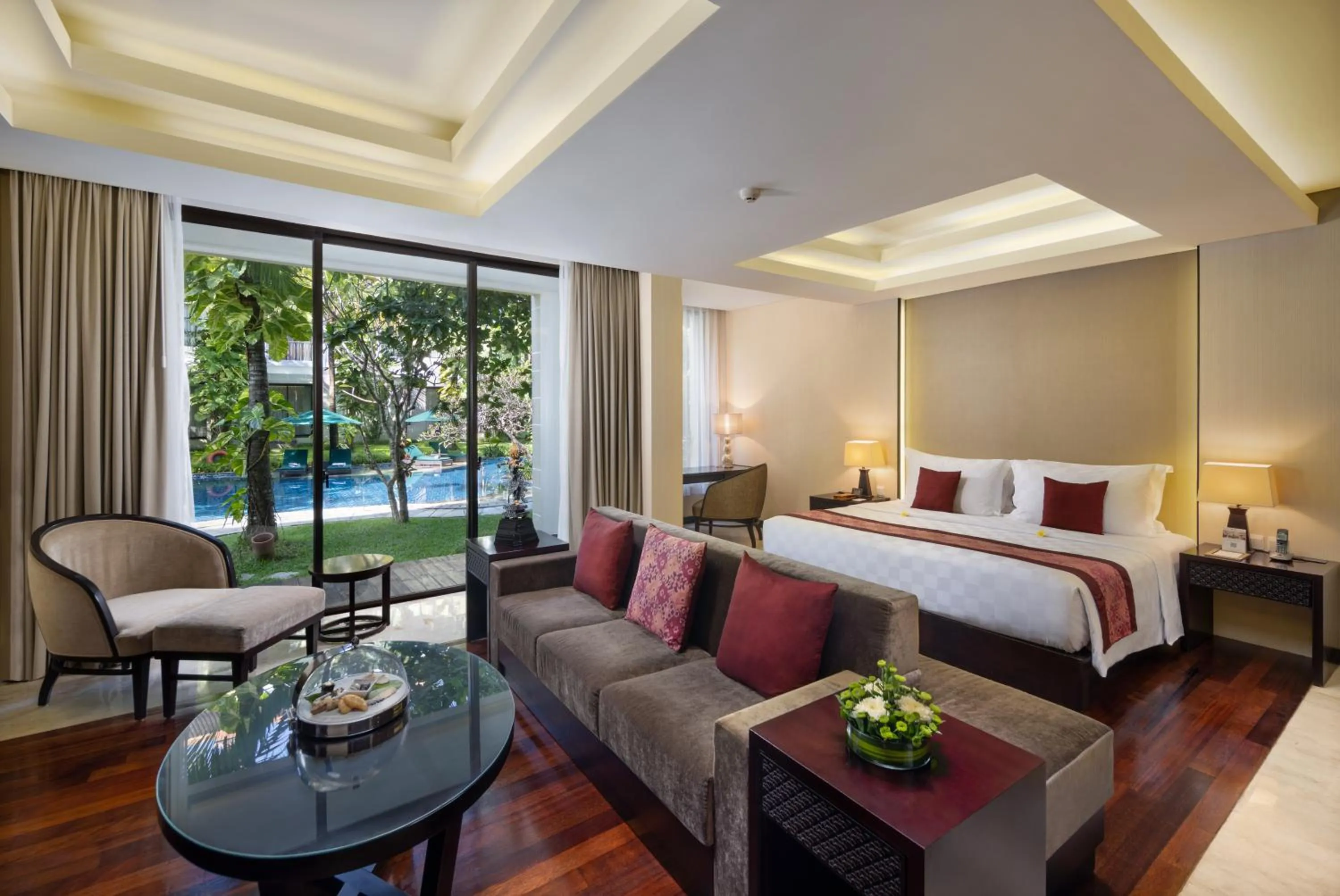 Bed in Bali Nusa Dua Hotel