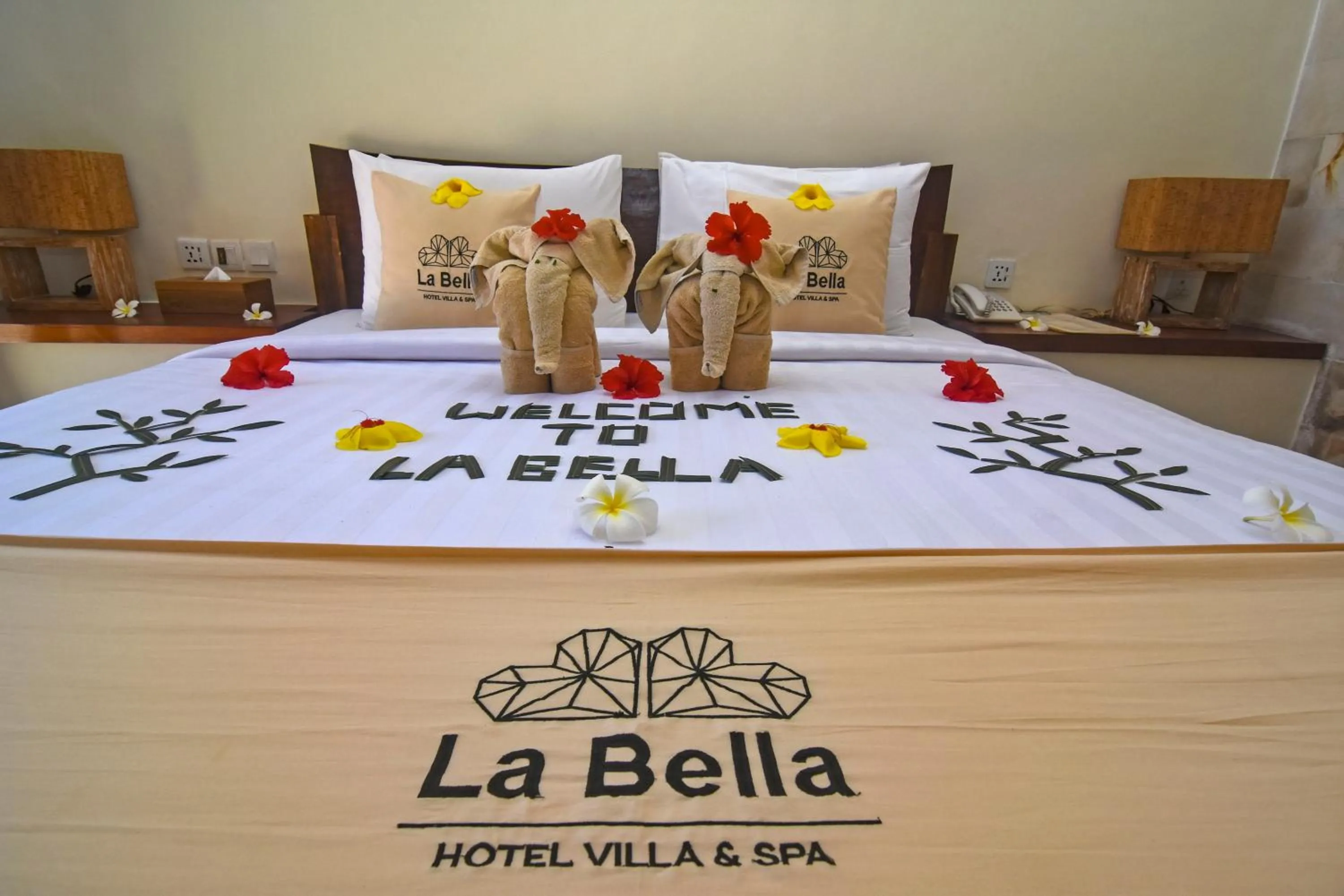 Bed in La Bella - Hotel Villa & Spa