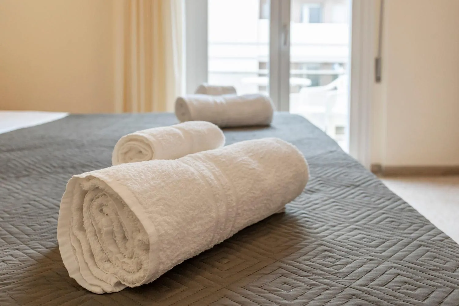 Bed in Hotel Cormoran Riccione