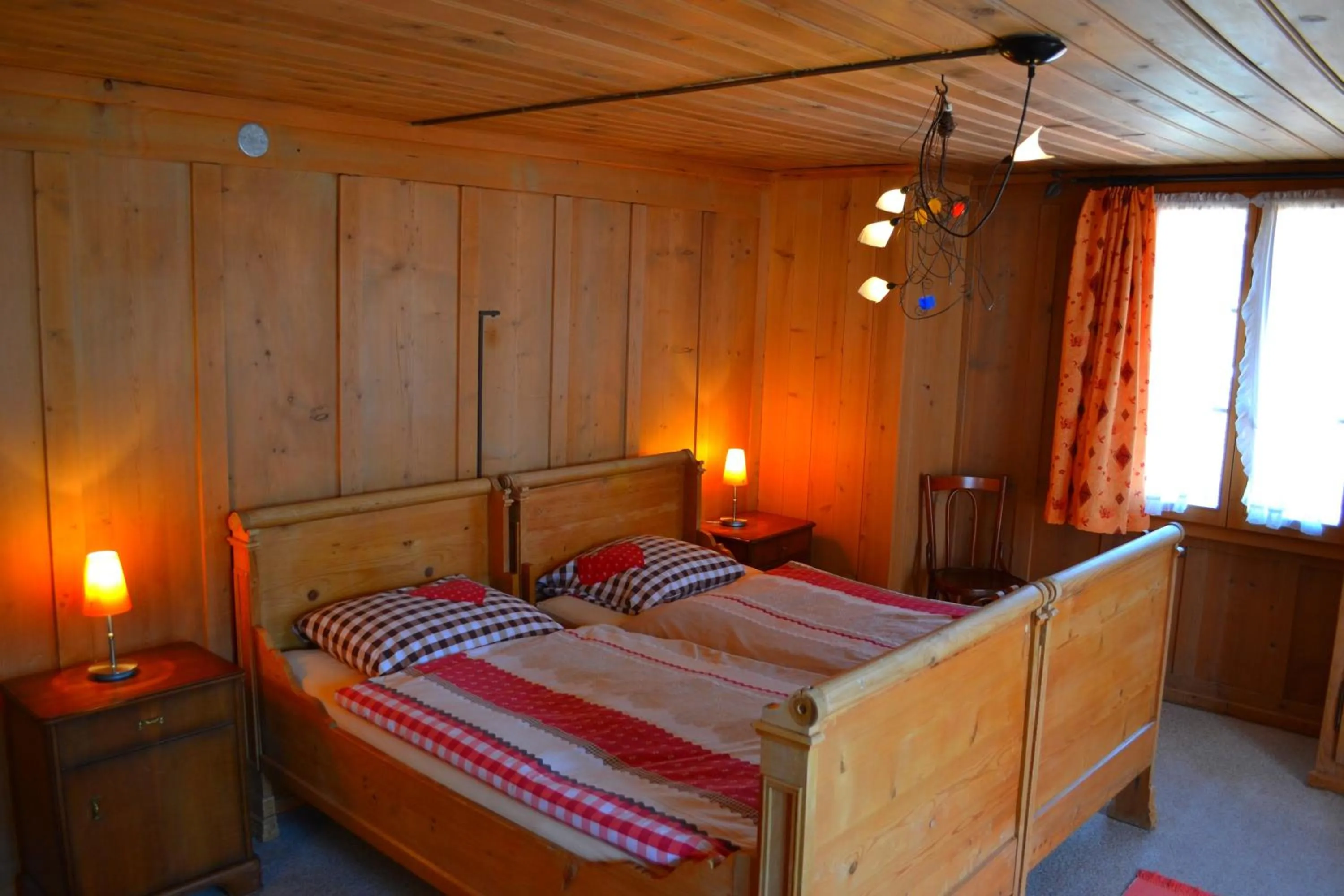 Bed in Chalet Rosaly