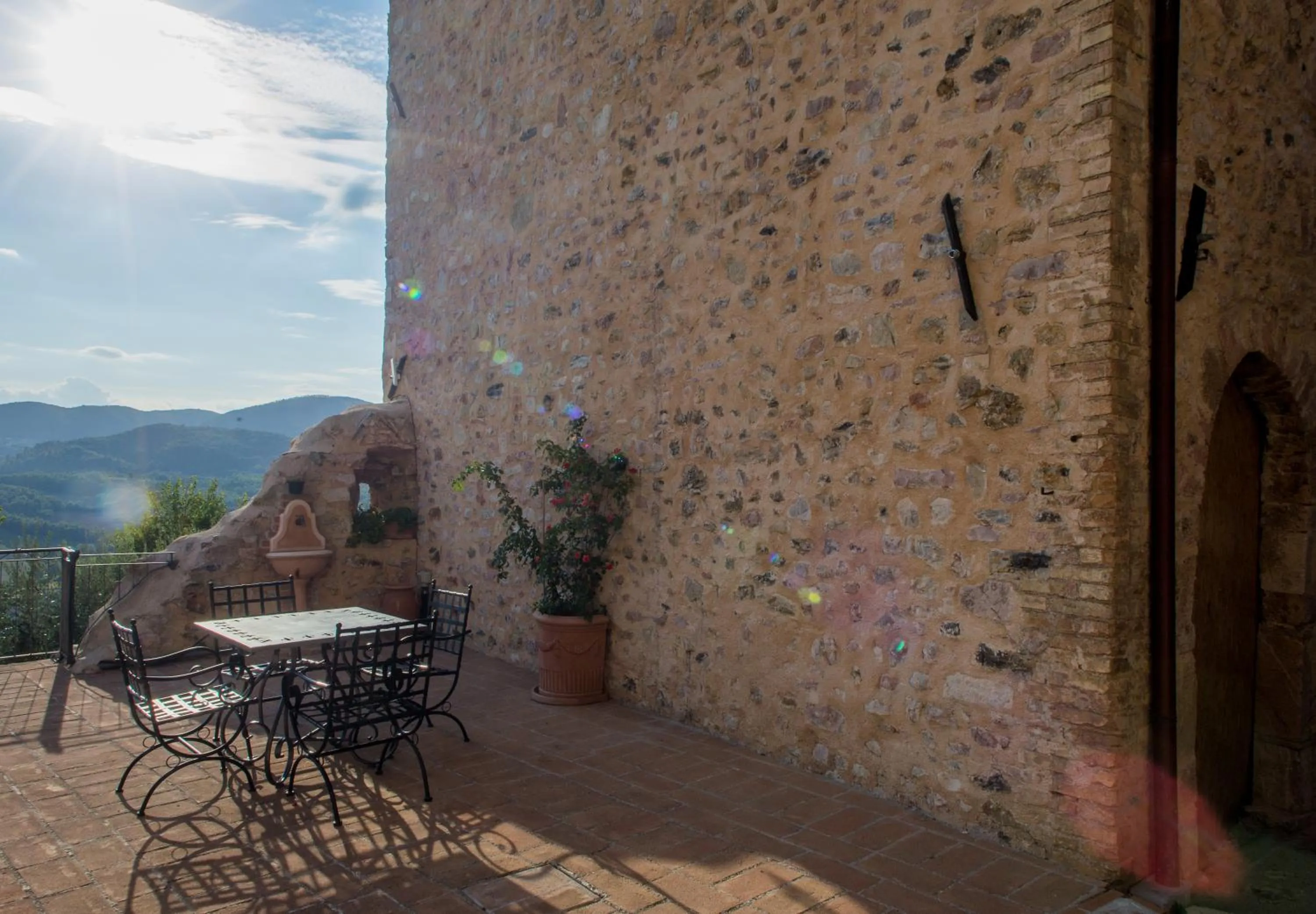 Balcony/Terrace in Il Castello Di Perchia