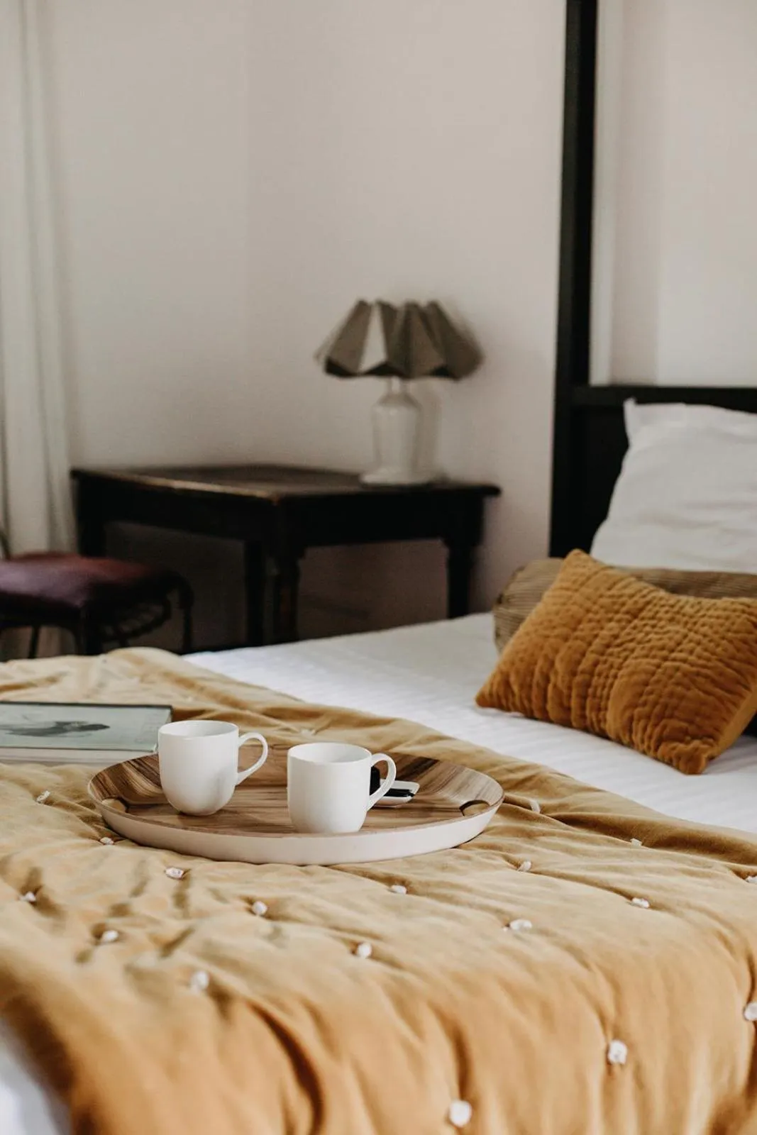 Bedroom, Bed in La Dime de Giverny - Chambres d'hôtes