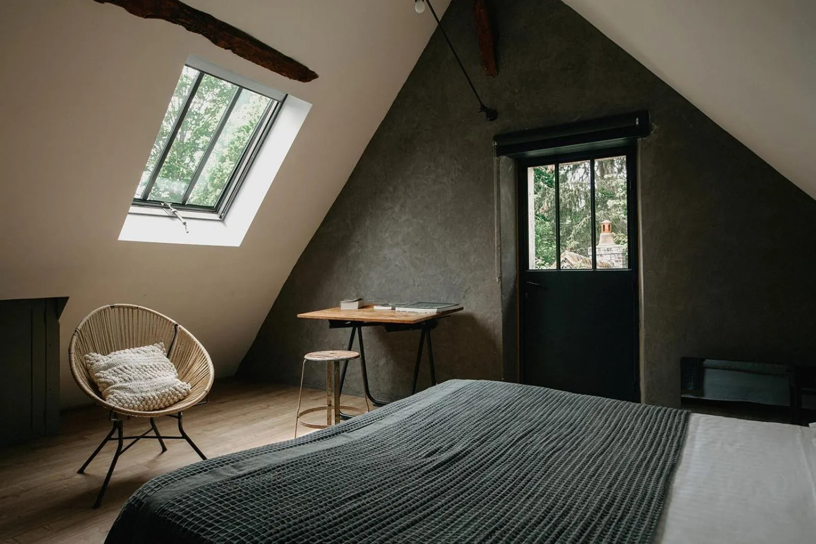 Bedroom, Bed in La Dime de Giverny - Chambres d'hôtes