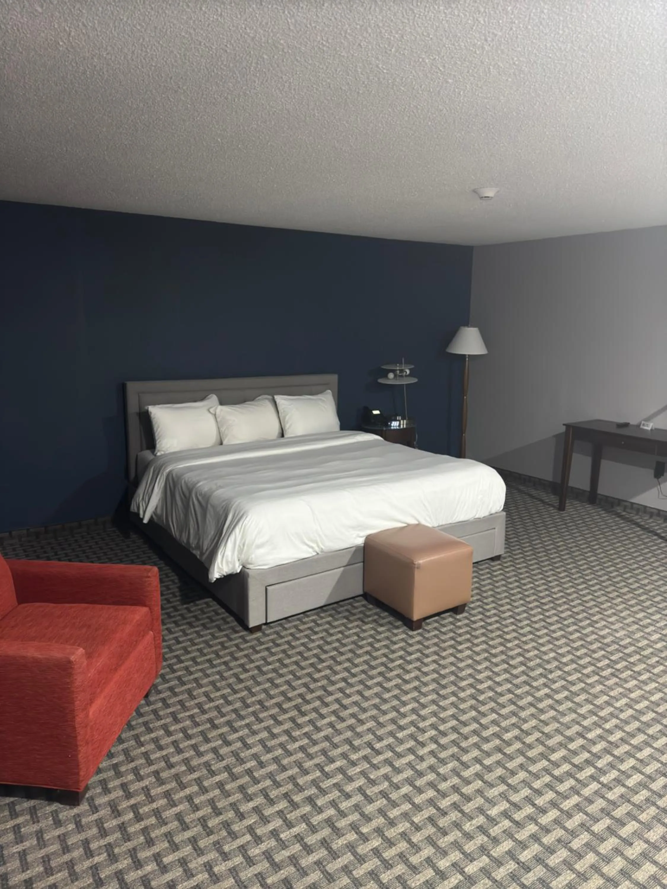 Bed in Historic Cow Palace Inn