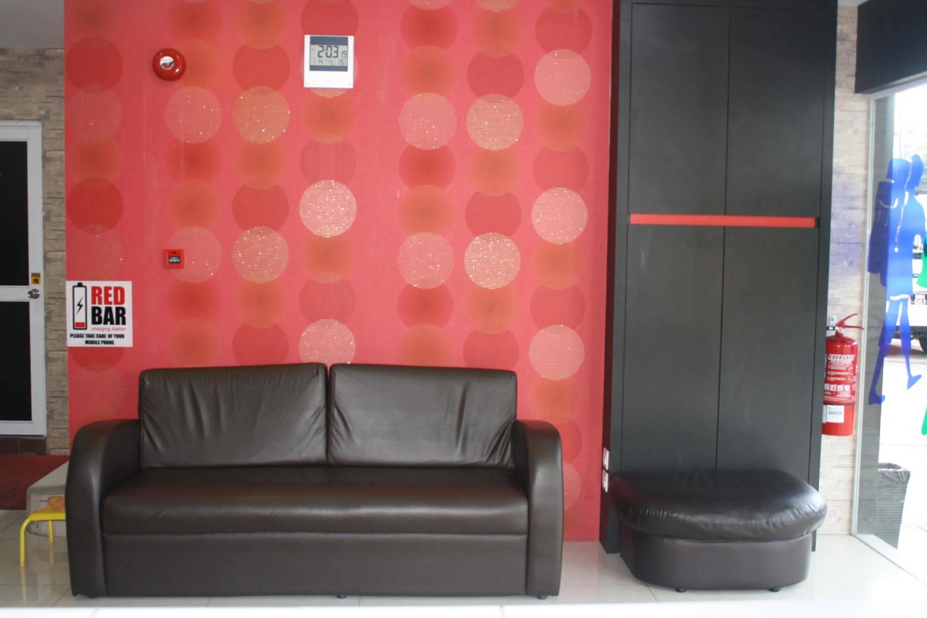 Seating area in Walk Inn