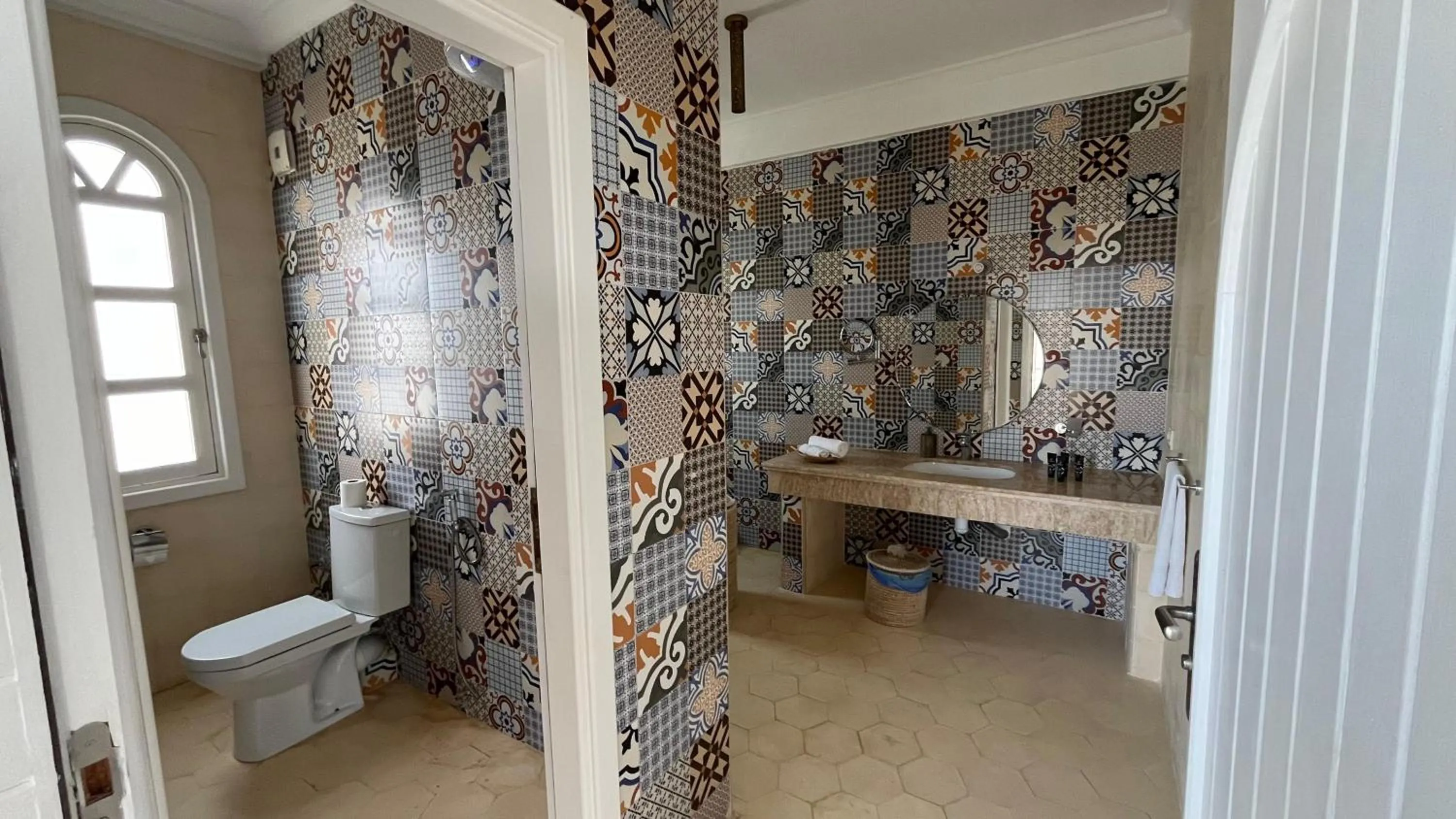 Shower in Villa La Falaise